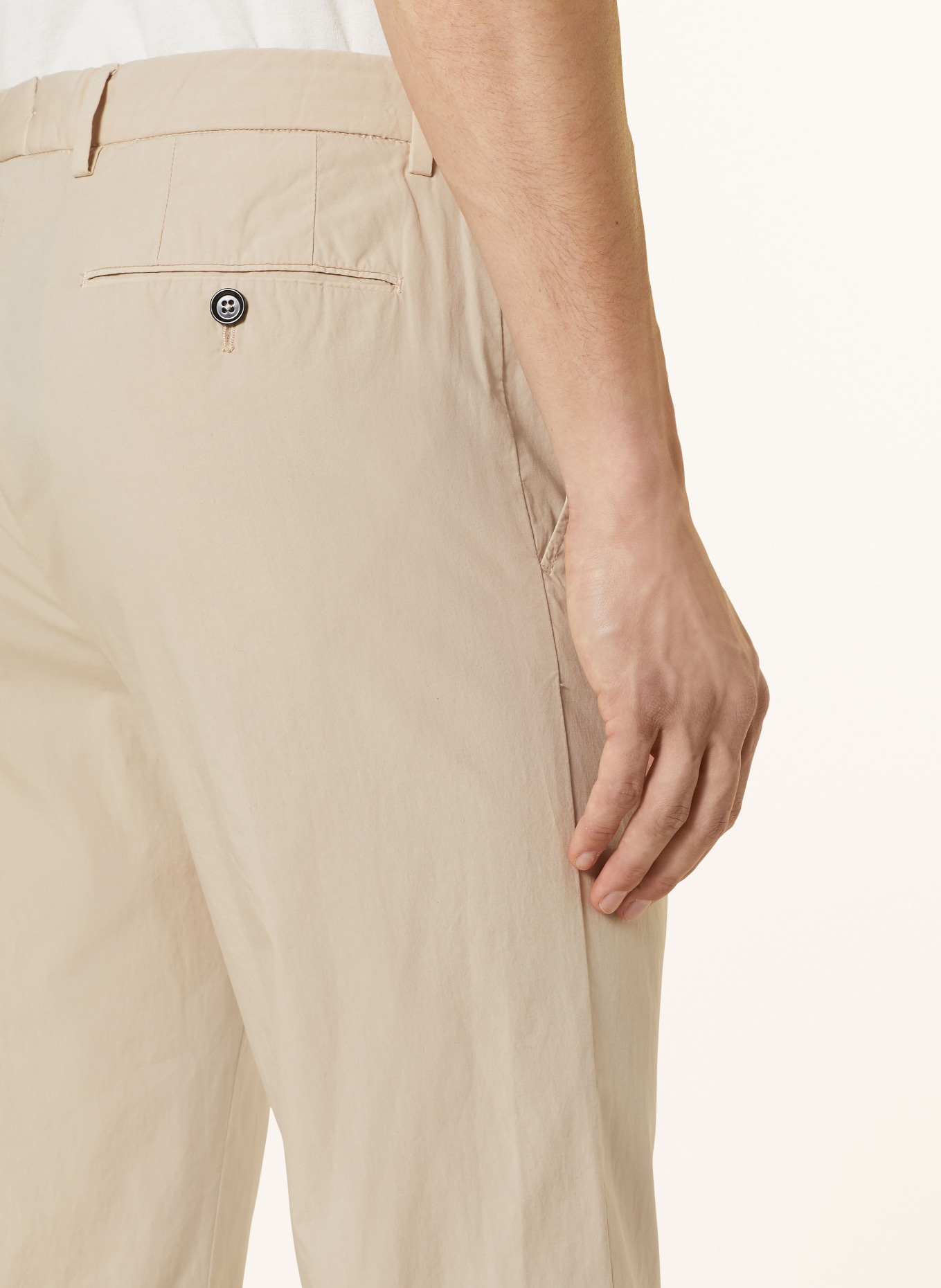 ZEGNA Spodnie slim fit, Kolor: 136 beige (Obrazek 6)