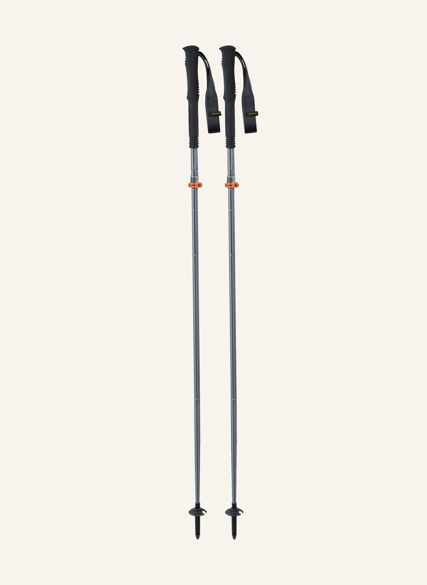 KOMPERDELL Trekking poles FXLITE TI VARIO, Color: BLACK/ DARK GRAY (Image 1)