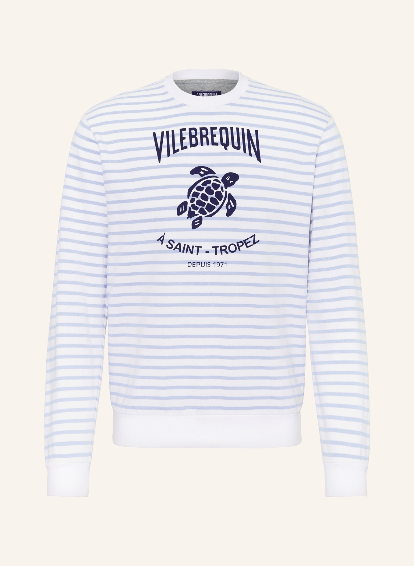 VILEBREQUIN Sweatshirt JORASSES, Color: WHITE/ BLUE/ DARK BLUE (Image 1)