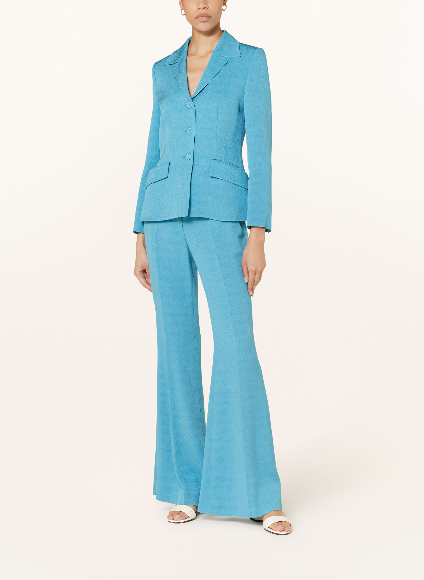 SLY 010 Bootcut trousers JODY, Color: TURQUOISE (Image 2)