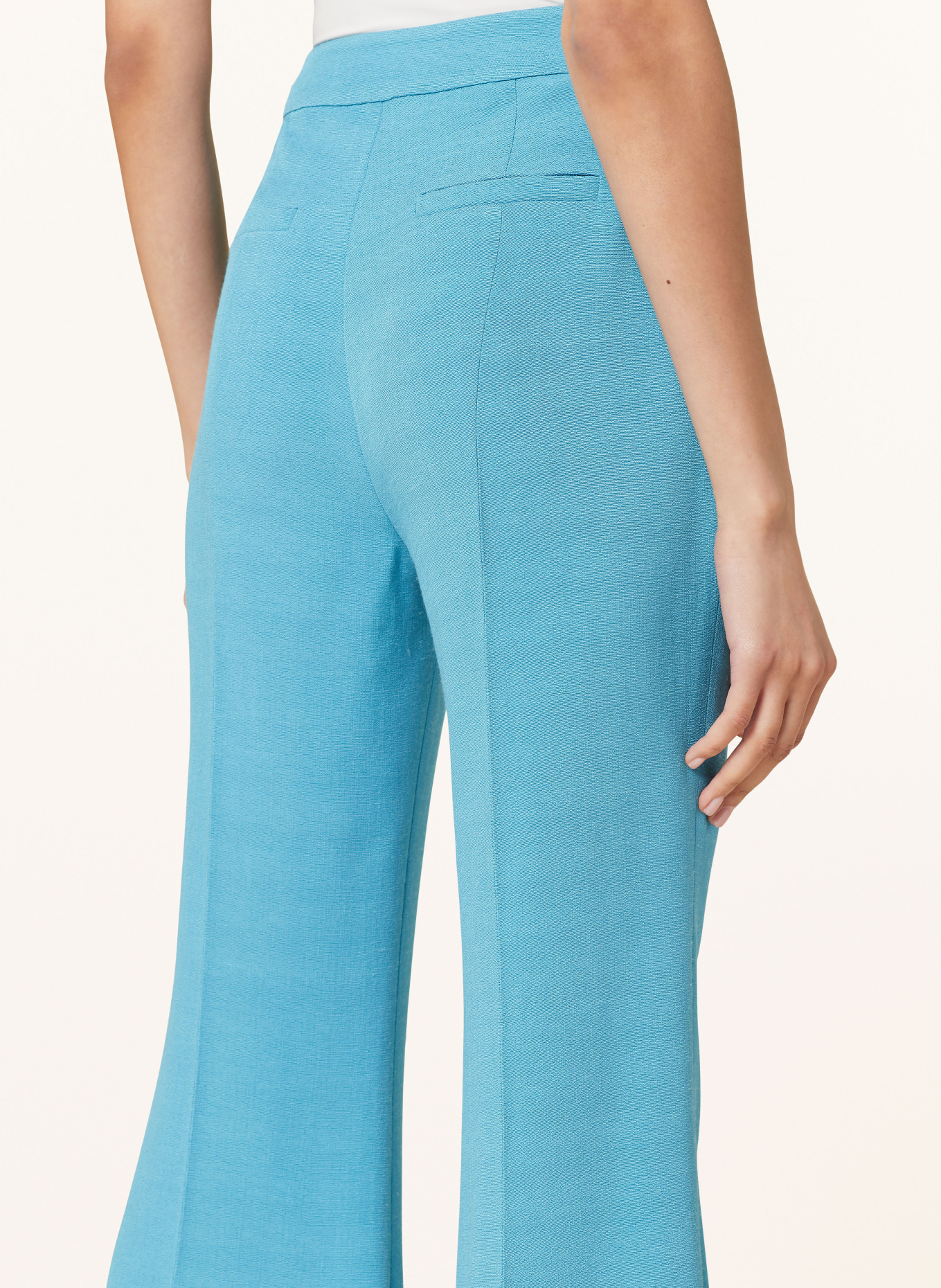 SLY 010 Bootcut trousers JODY, Color: TURQUOISE (Image 5)