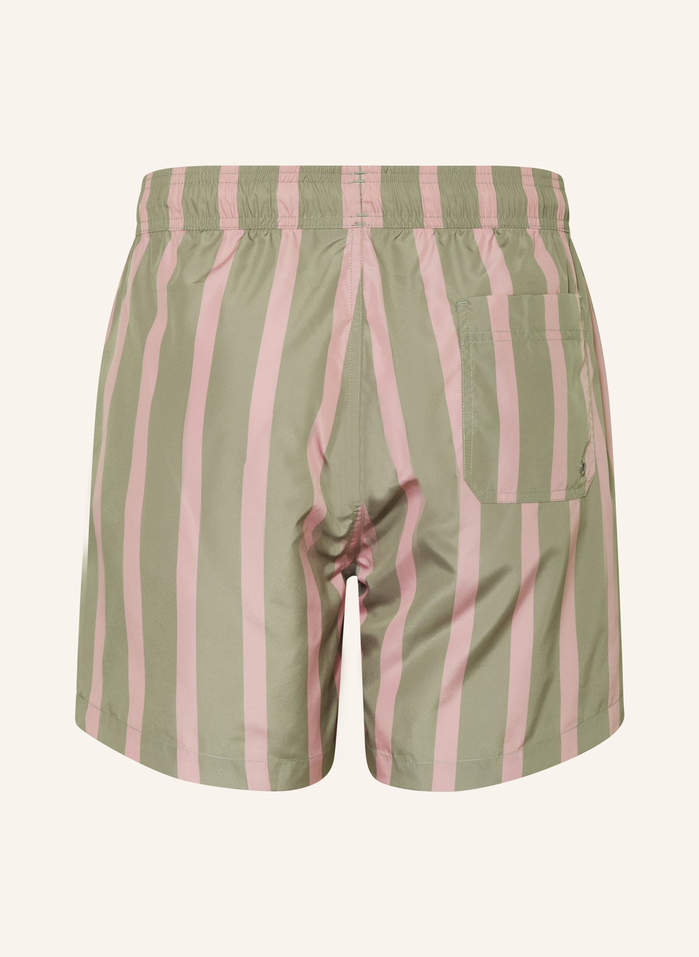 mey Swim Shorts series PREPPY LINES, Color: PINK/ GRAY (Image 2)