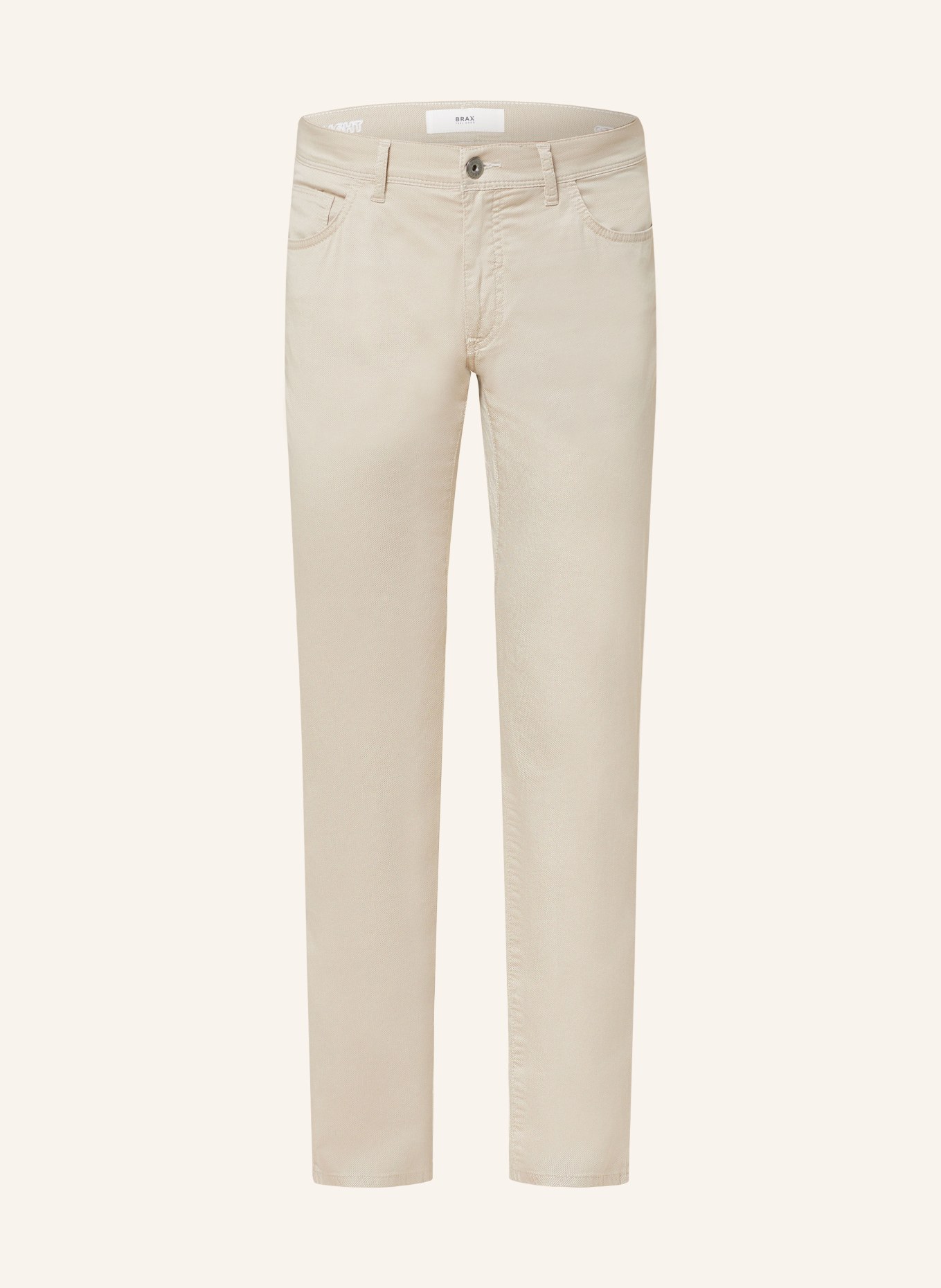BRAX Trousers CADIZ U straight fit, Color: BEIGE (Image 1)