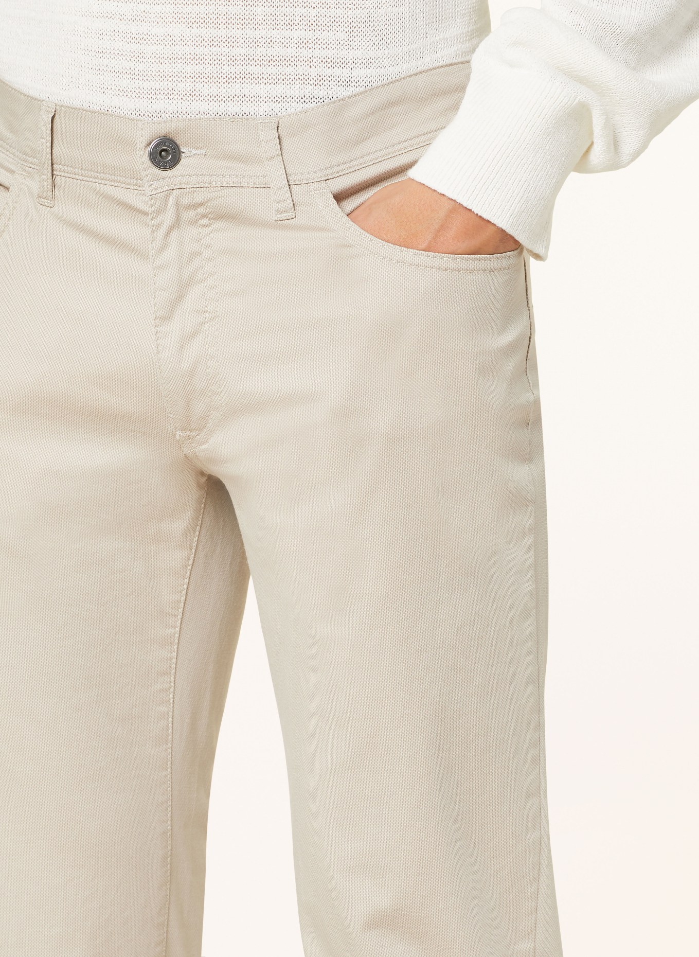 BRAX Trousers CADIZ U straight fit, Color: BEIGE (Image 5)