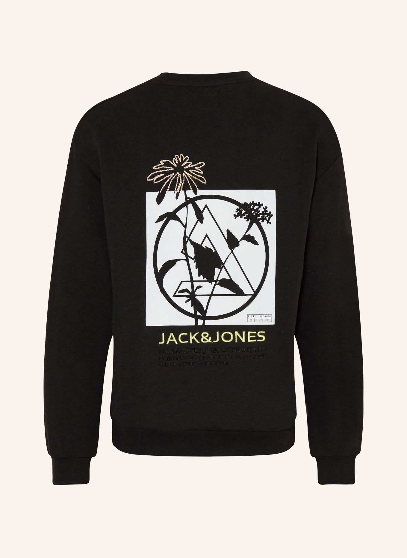 JACK&JONES Sweatshirt JCOSTAGGER, Farbe: SCHWARZ (Bild 2)