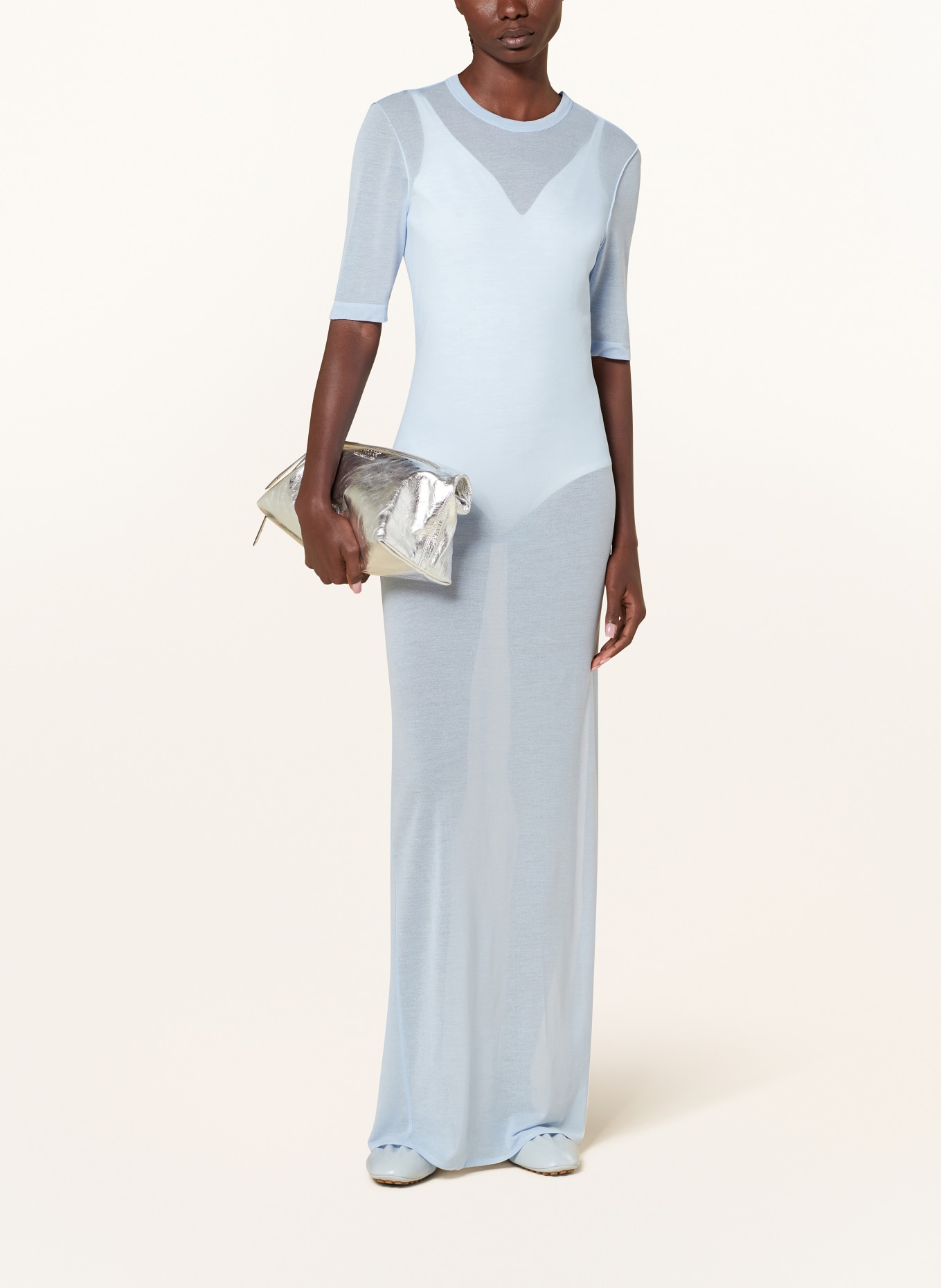 AMI PARIS Dress, Color: LIGHT BLUE (Image 2)