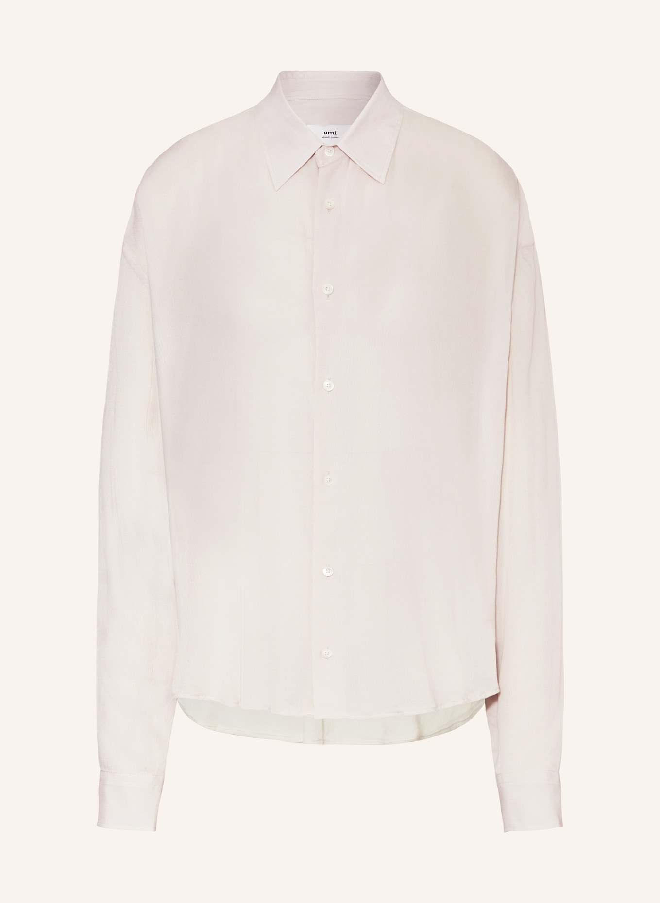 AMI PARIS Shirt blouse, Color: LIGHT BROWN (Image 1)