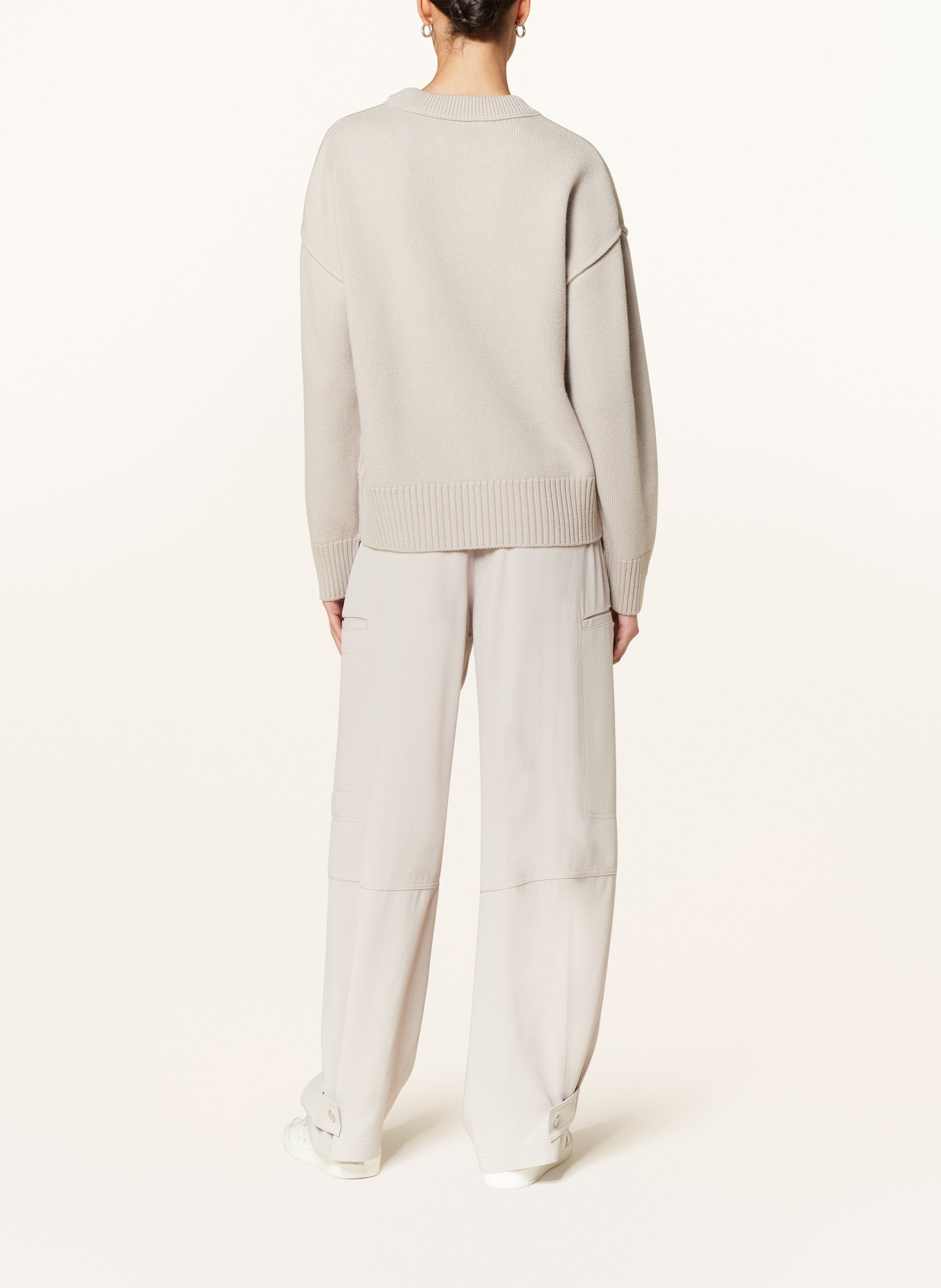 AMI PARIS Sweater, Color: BEIGE/ WHITE (Image 3)