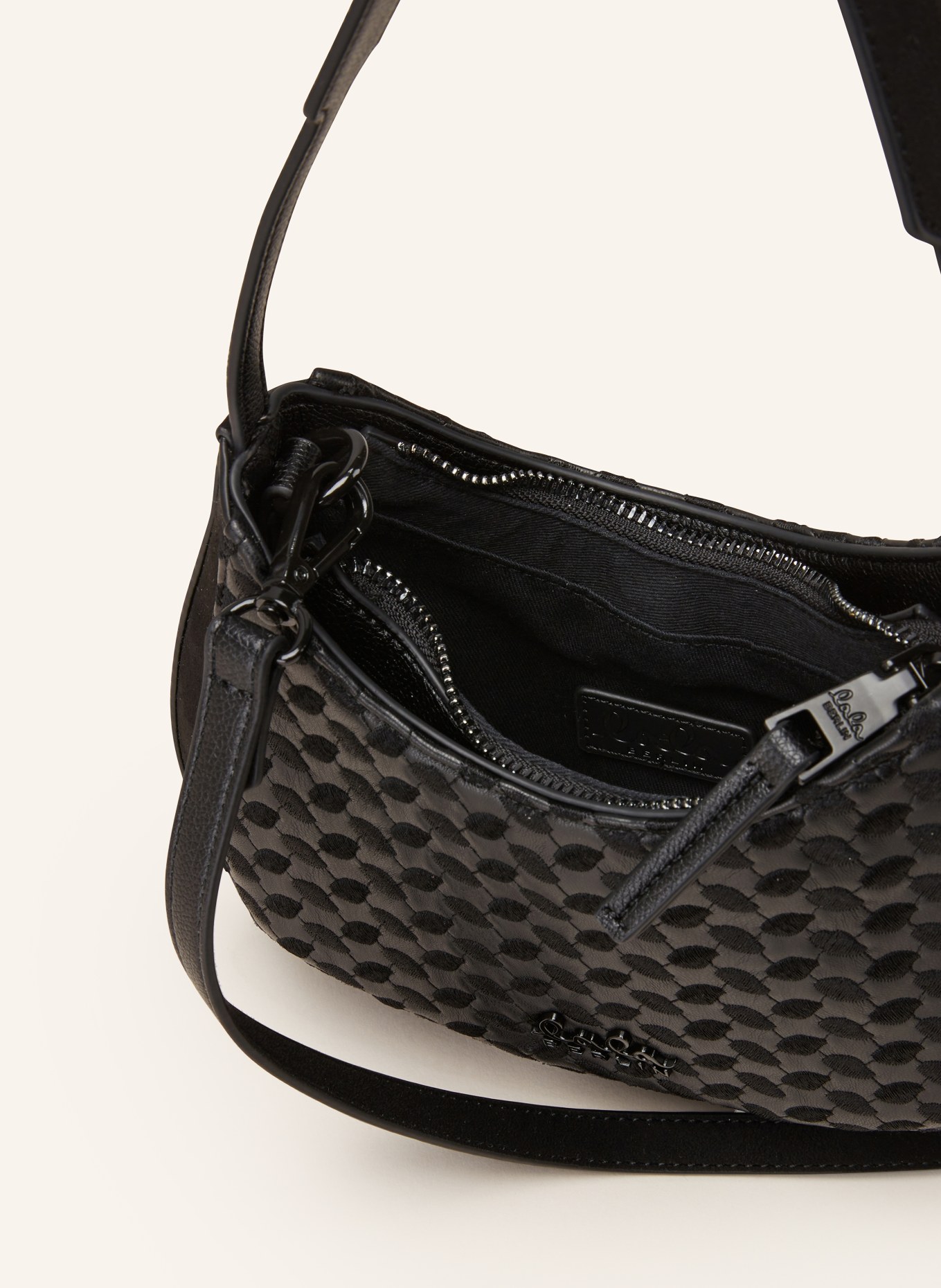 Lala Berlin Handbag MINI MESCA, Color: BLACK (Image 3)