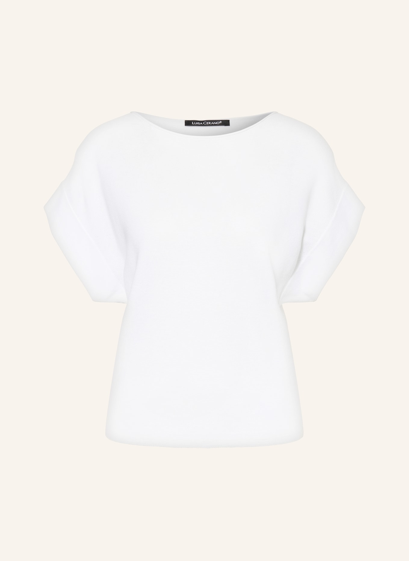 LUISA CERANO Knit shirt, Color: WHITE (Image 1)