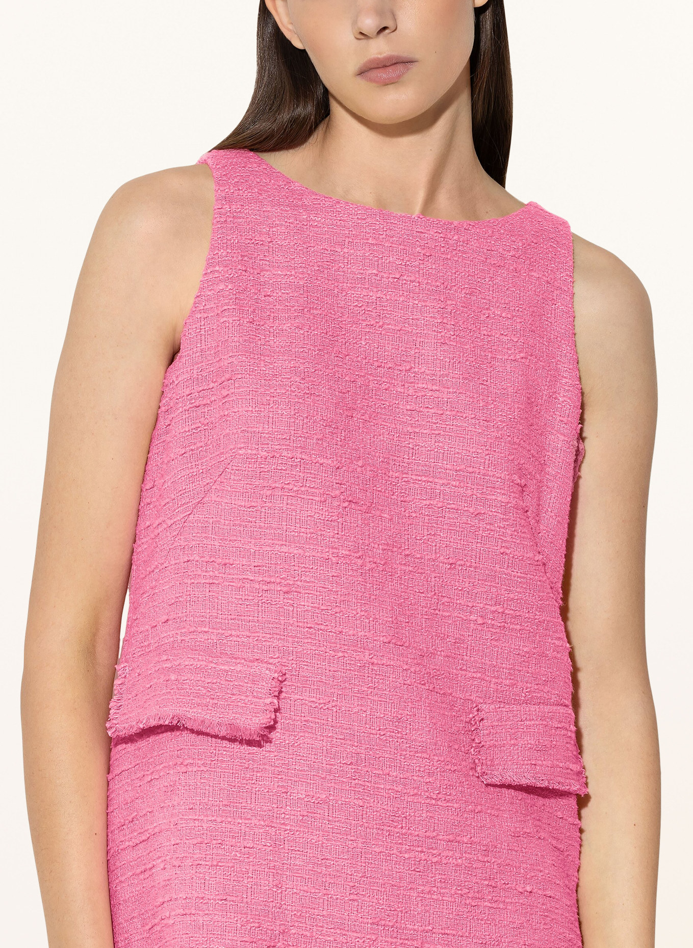 LUISA CERANO Tweed-Kleid, Farbe: PINK (Bild 4)