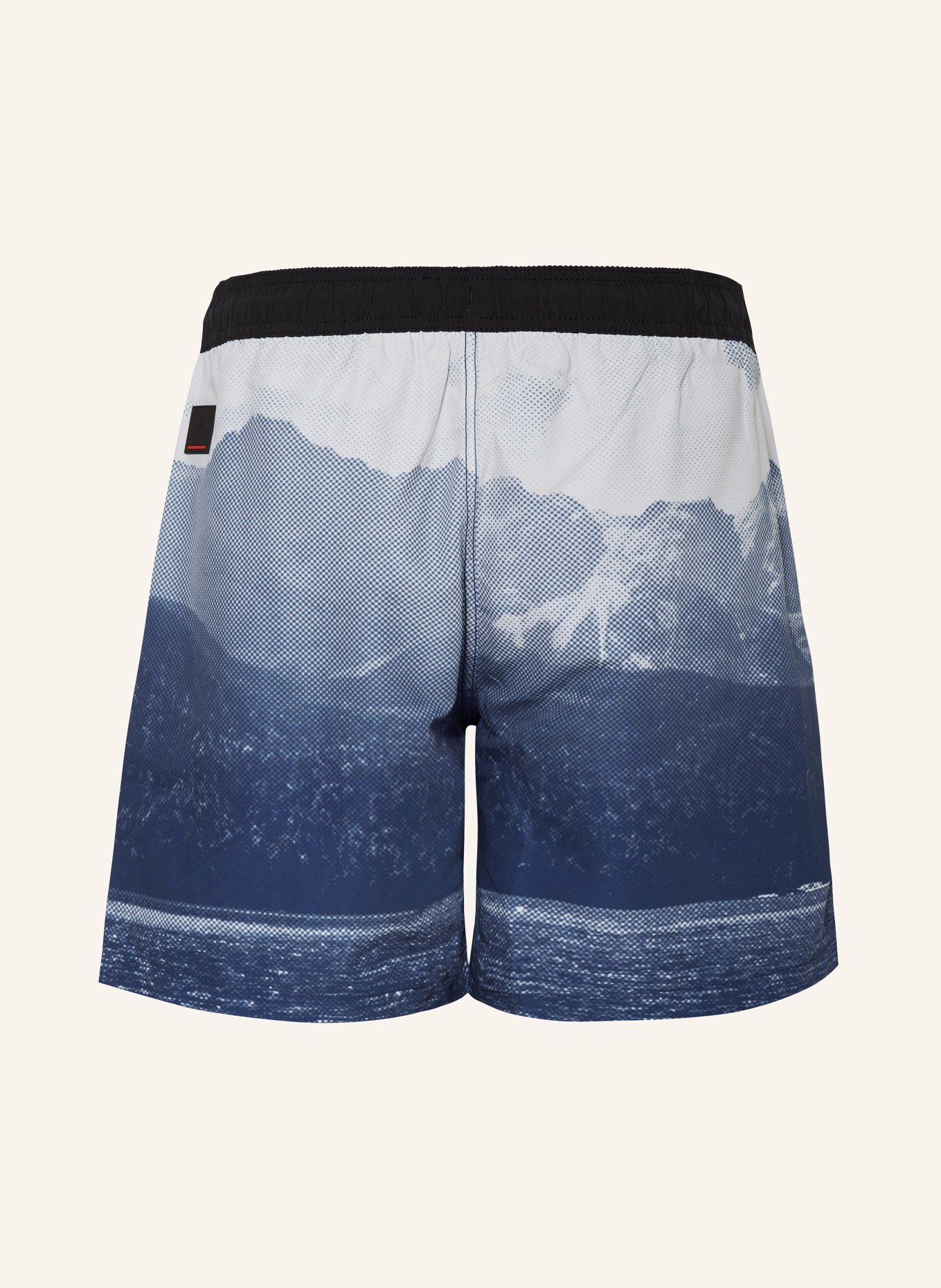FIRE+ICE Swim shorts SORIN, Color: BLUE/ WHITE/ NEON ORANGE (Image 2)