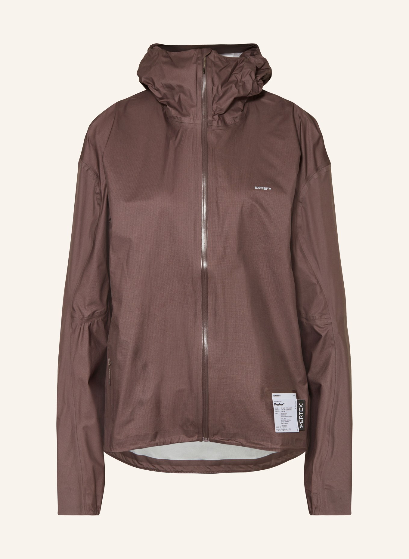 SATISFY Running jacket PERTEX® 3L FLY, Color: PURPLE (Image 1)