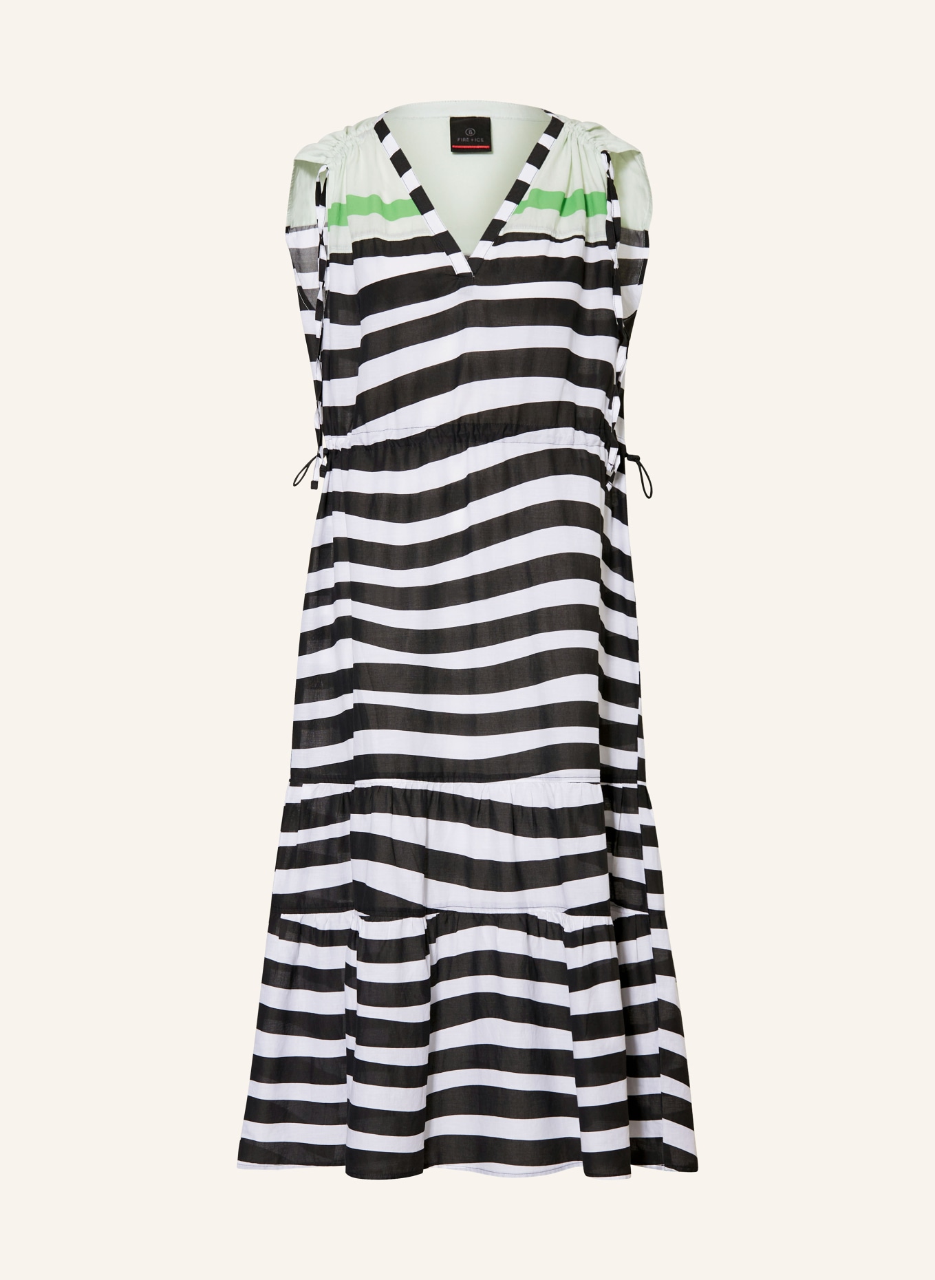 FIRE+ICE Beach dress JULIA, Color: BLACK/ WHITE/ GREEN (Image 1)