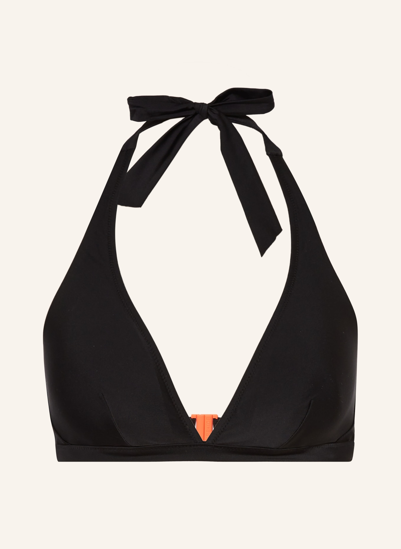 FIRE+ICE Halter neck bikini top JASMIN2, Color: BLACK (Image 1)