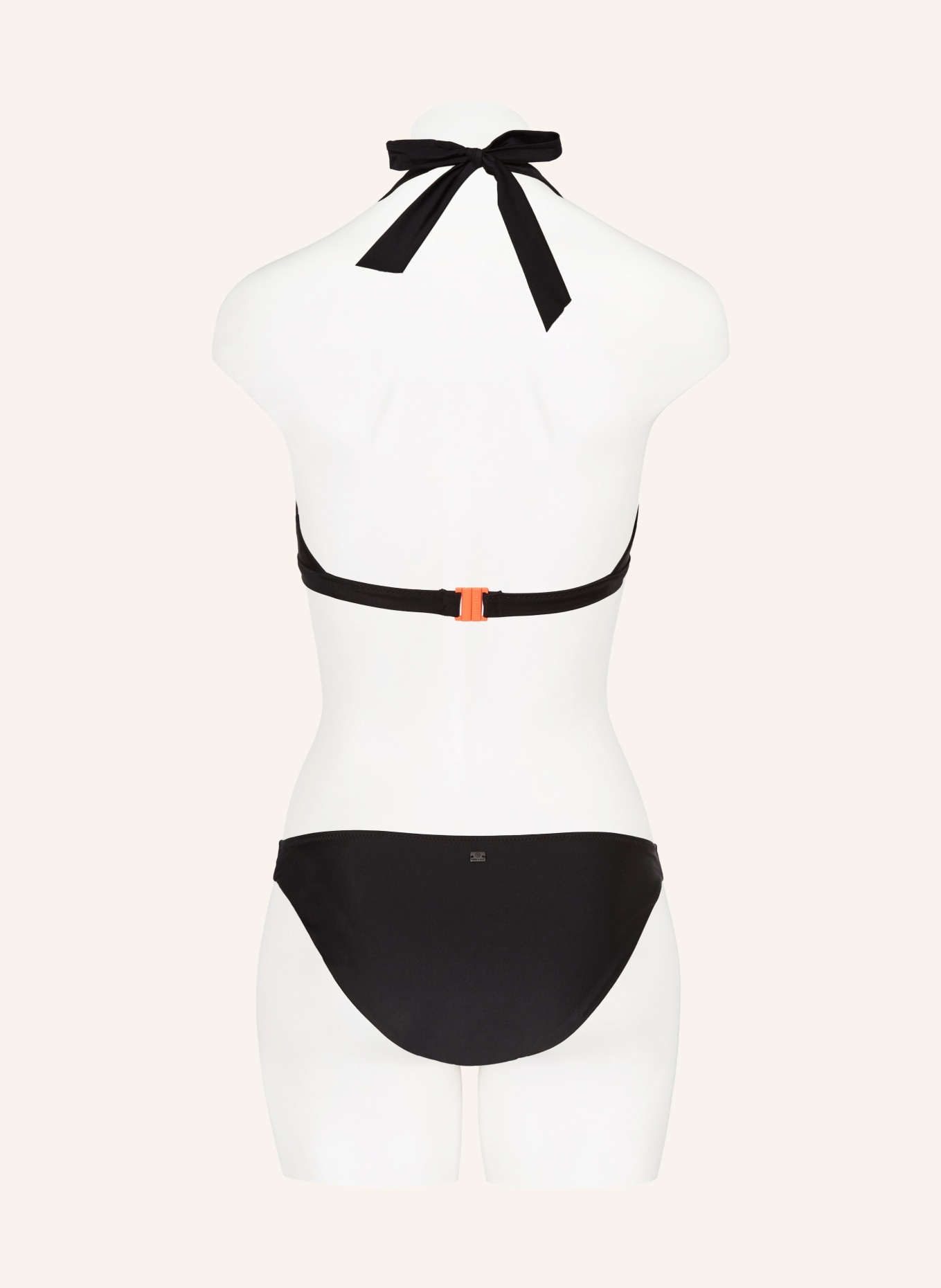 FIRE+ICE Halter neck bikini top JASMIN2, Color: BLACK (Image 3)