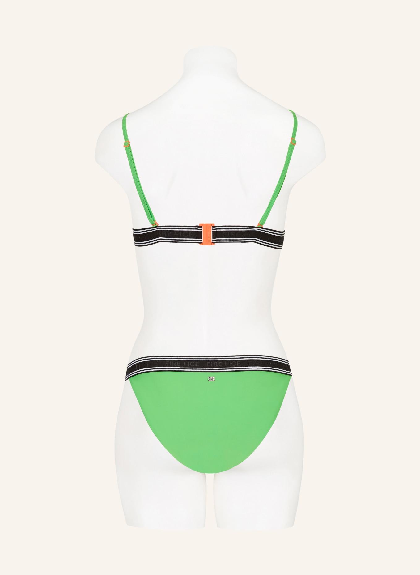 FIRE+ICE Triangle bikini bottoms JUDIT2, Color: GREEN (Image 3)