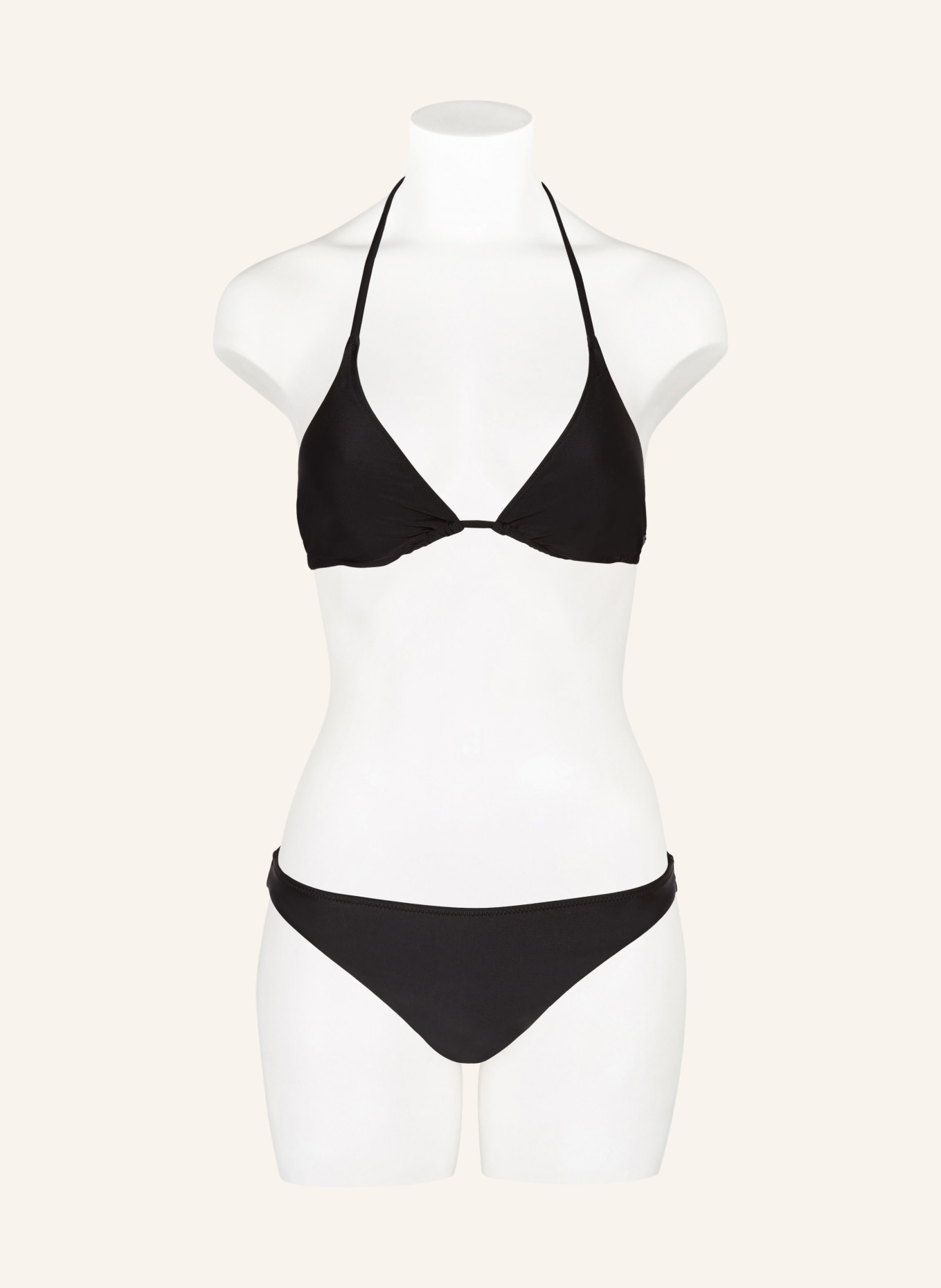 FIRE+ICE Triangle bikini top GABY3, Color: BLACK (Image 2)