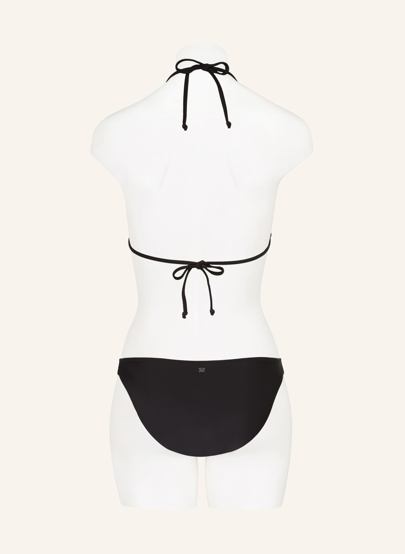 FIRE+ICE Triangle bikini top GABY3, Color: BLACK (Image 3)