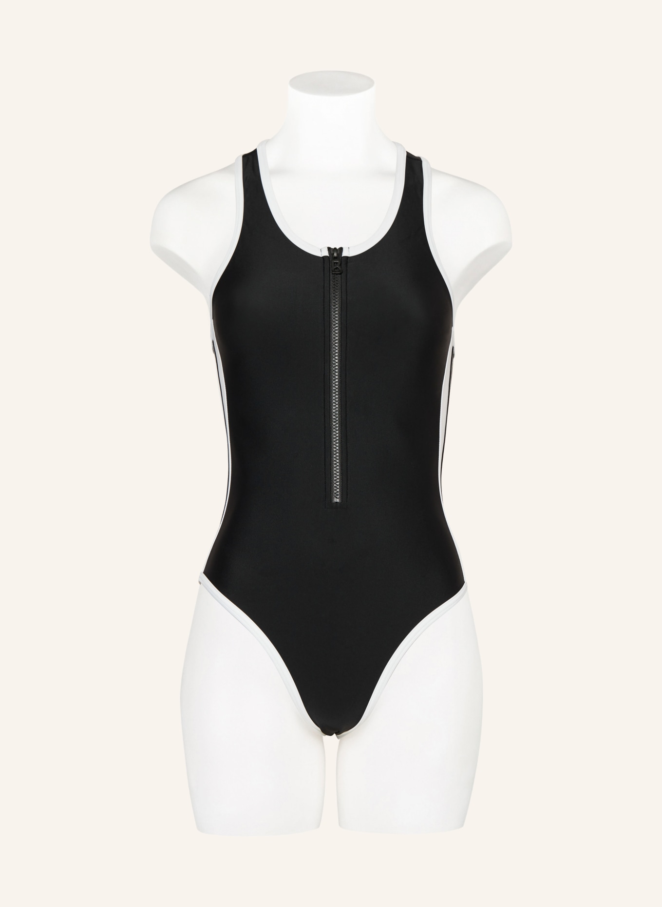 FIRE+ICE Swimsuit ZORA, Color: BLACK/ WHITE (Image 2)