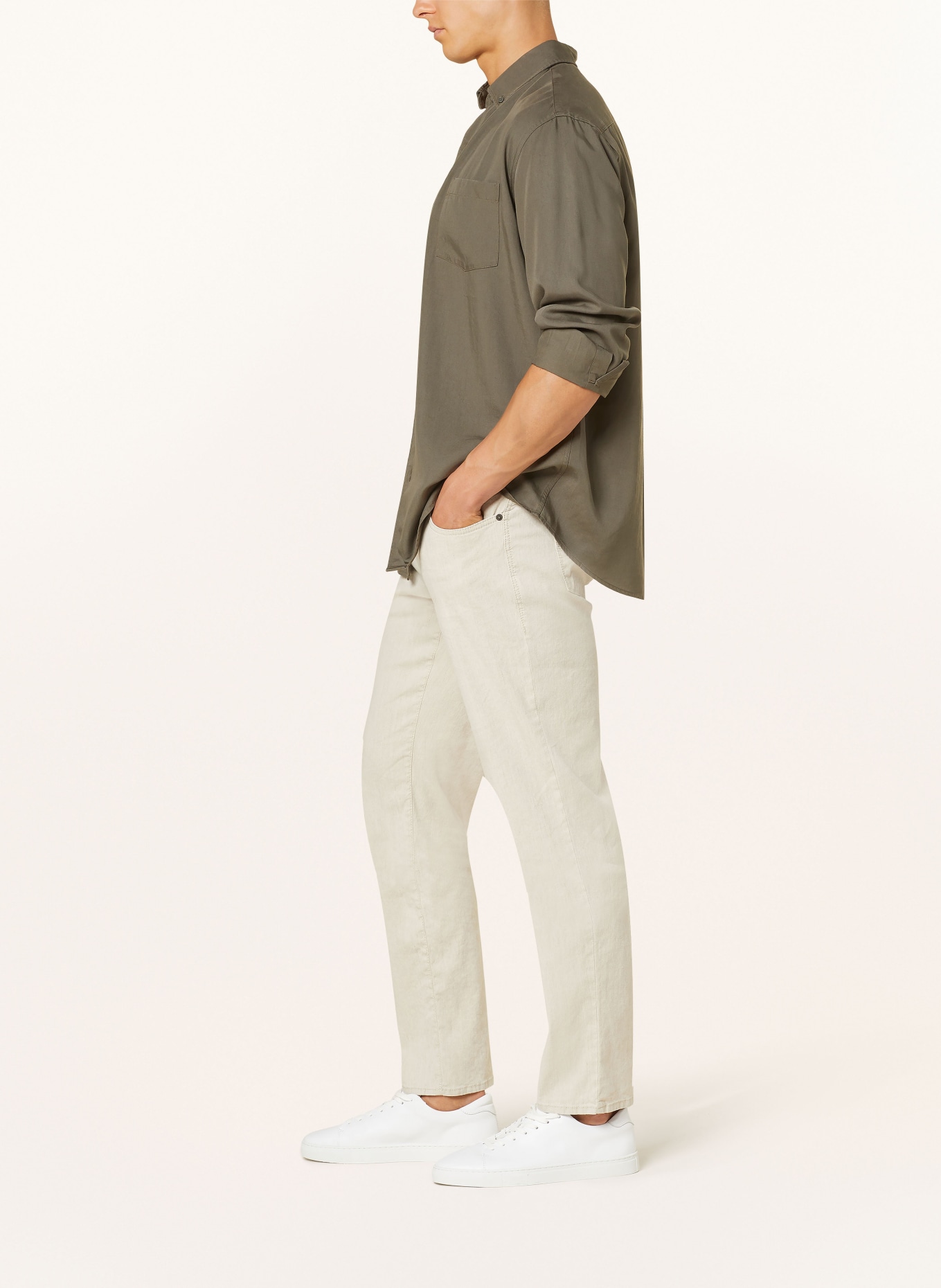 BRAX Trousers CADIZ modern fit, Color: BEIGE (Image 4)