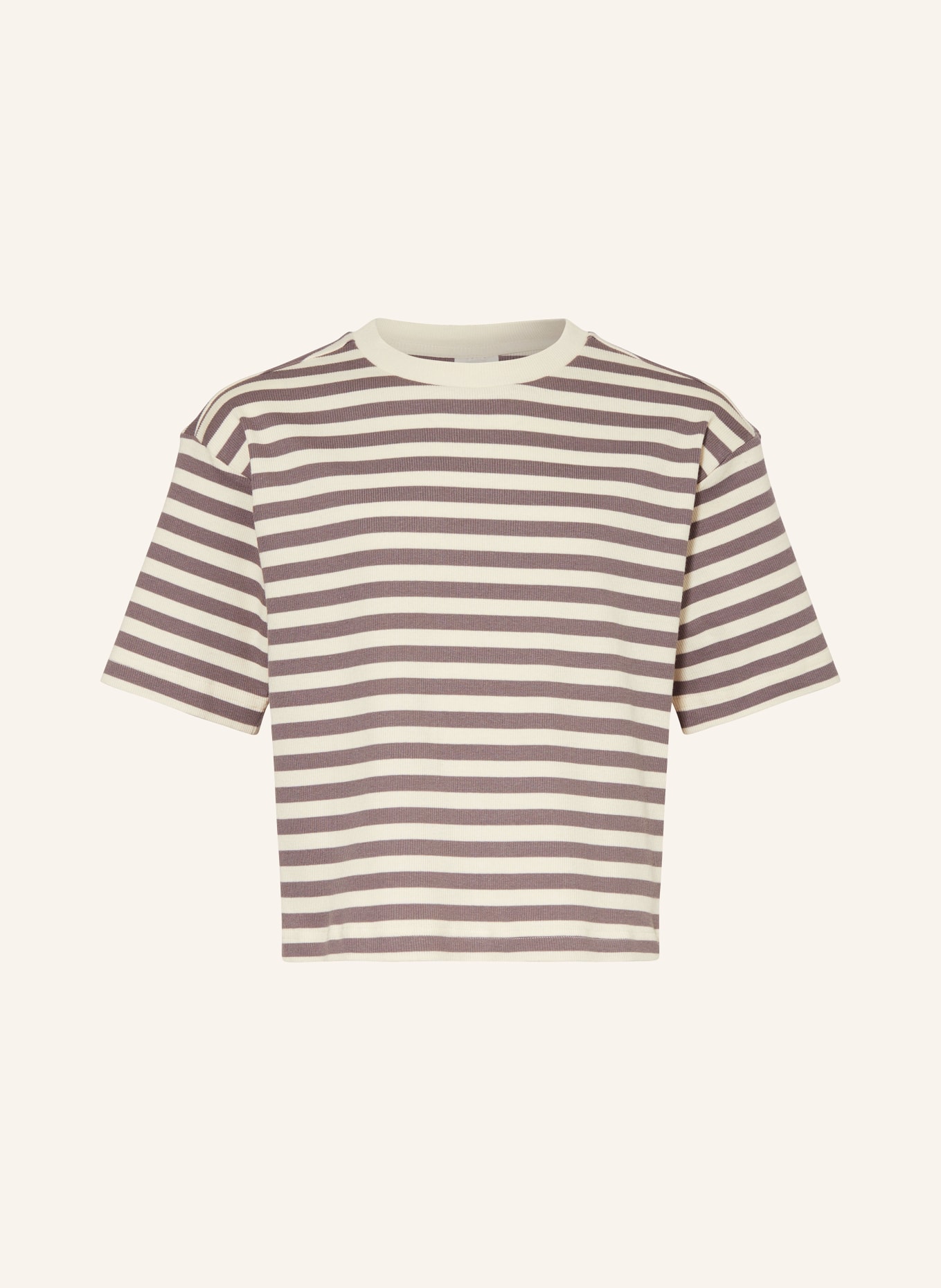 SOFIE SCHNOOR T-Shirt, Farbe: ECRU/ TAUPE (Bild 1)