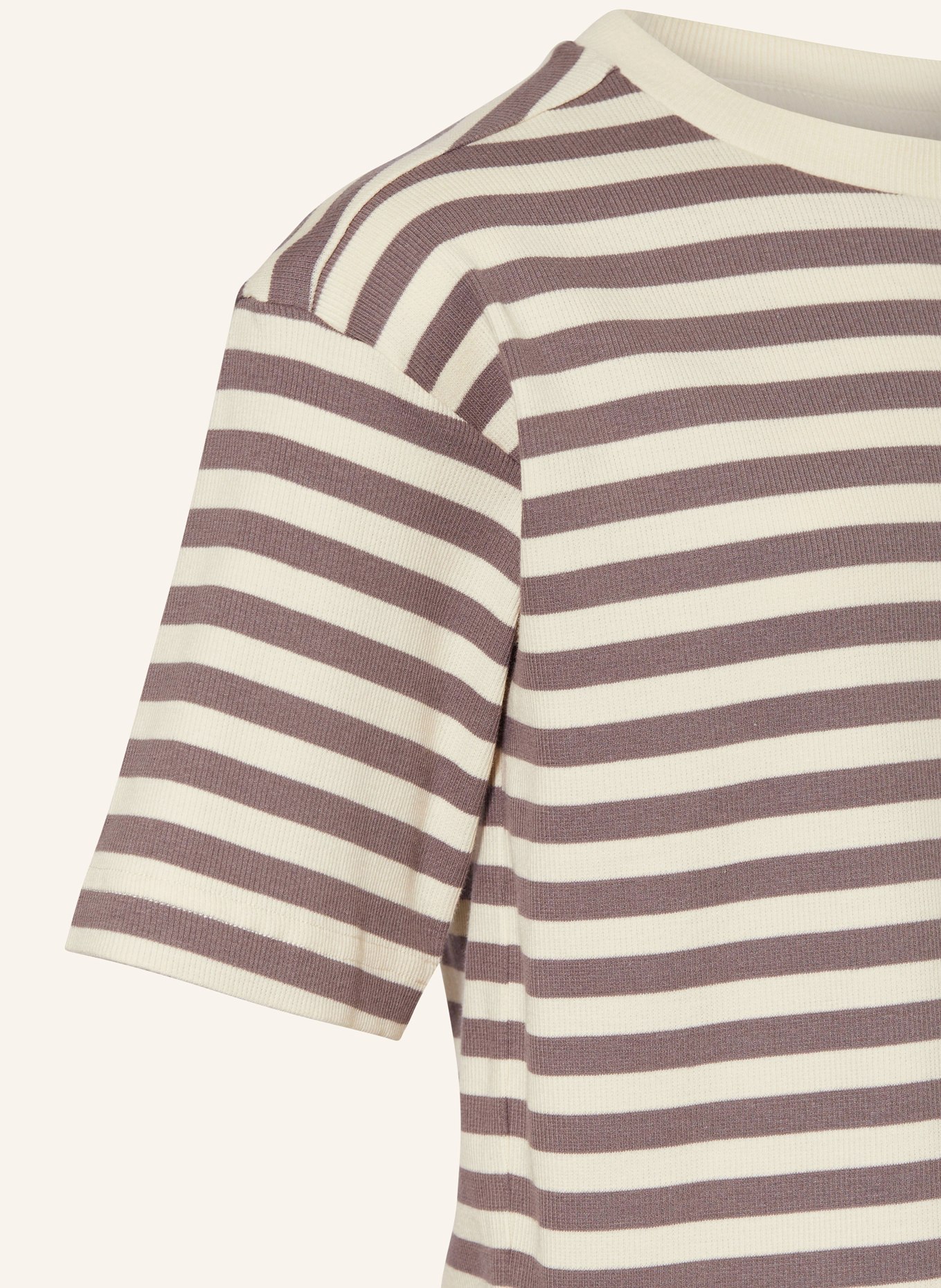 SOFIE SCHNOOR T-Shirt, Farbe: ECRU/ TAUPE (Bild 3)