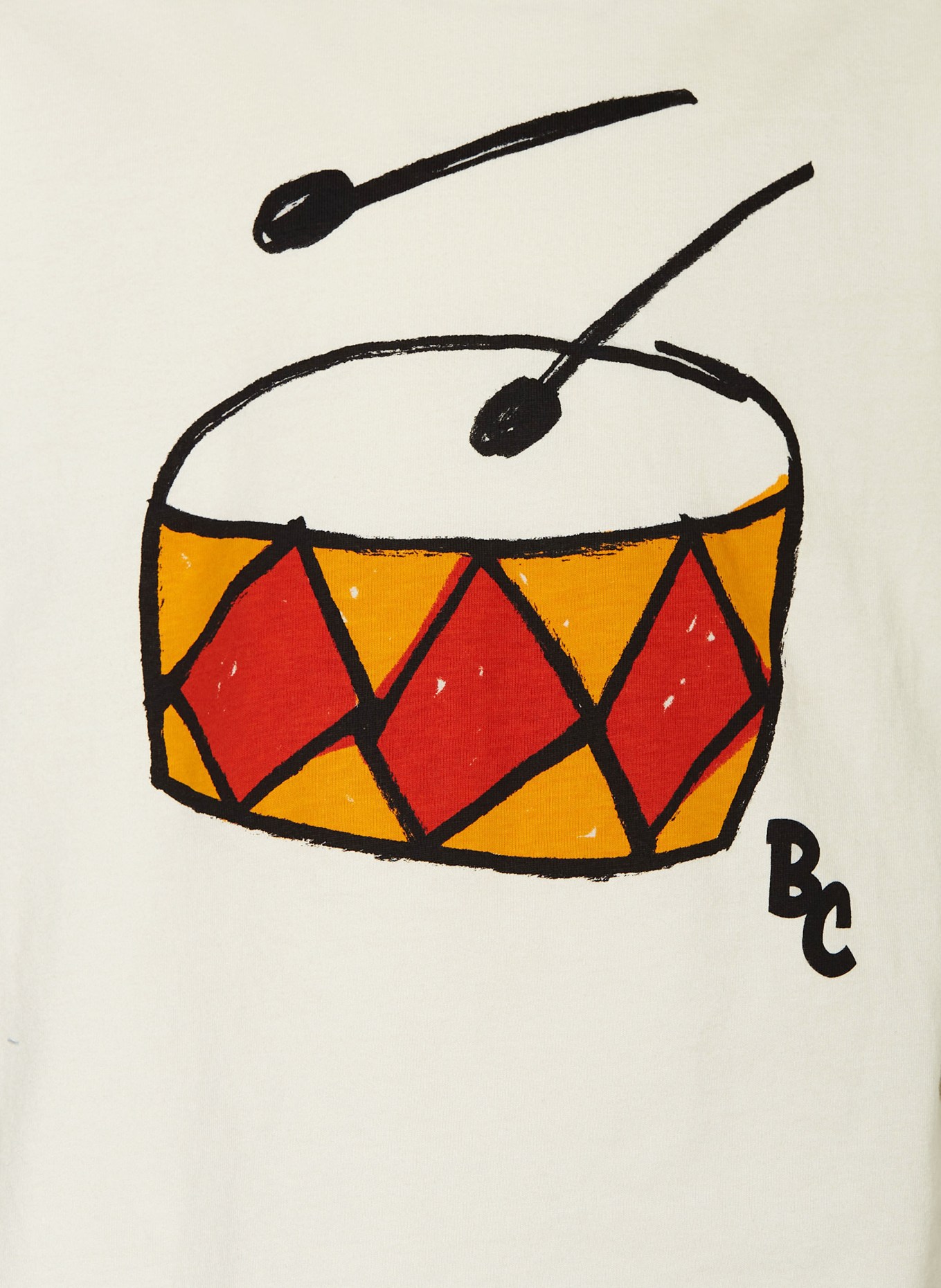 BOBO CHOSES T-shirt, Kolor: ECRU/ CZERWONY/ POMARAŃCZOWY (Obrazek 3)