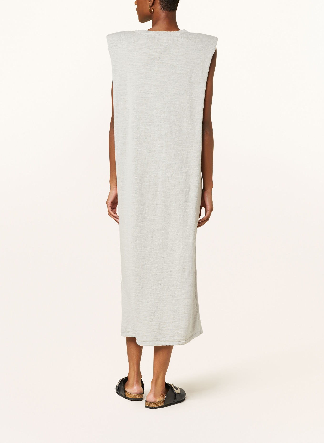 by Aylin Koenig Knit dress DEBBIE with linen, Color: LIGHT GRAY (Image 3)