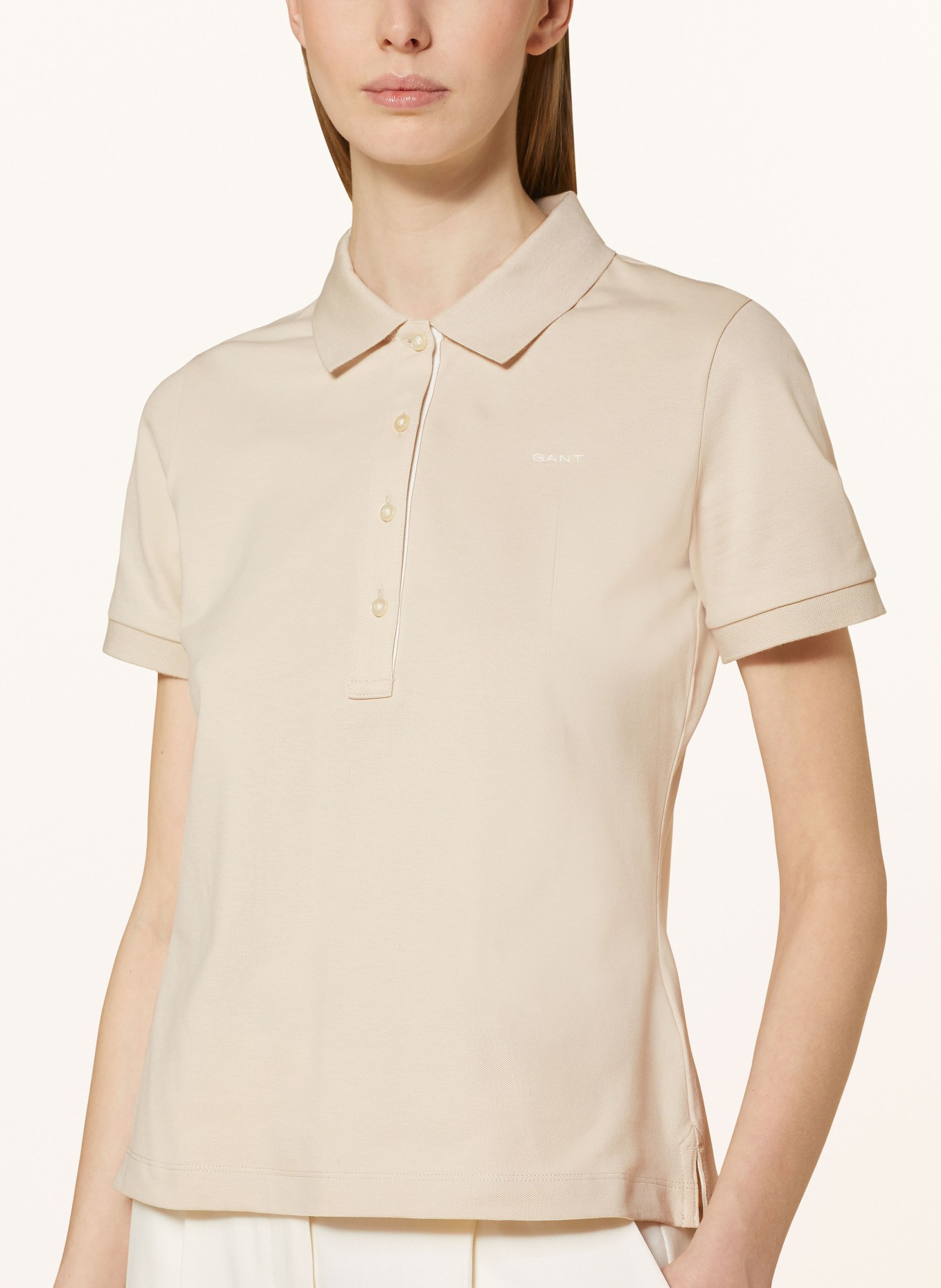 GANT Polo piqué: BEIGE