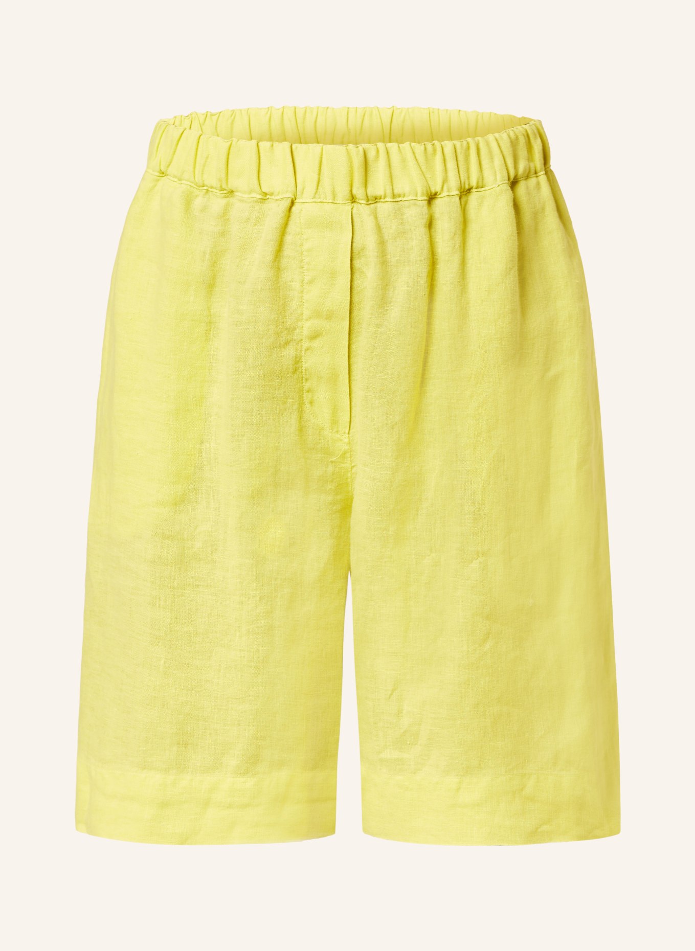 ANTONELLI firenze Linen shorts PRANDELLO, Color: 366 kiwi (Image 1)