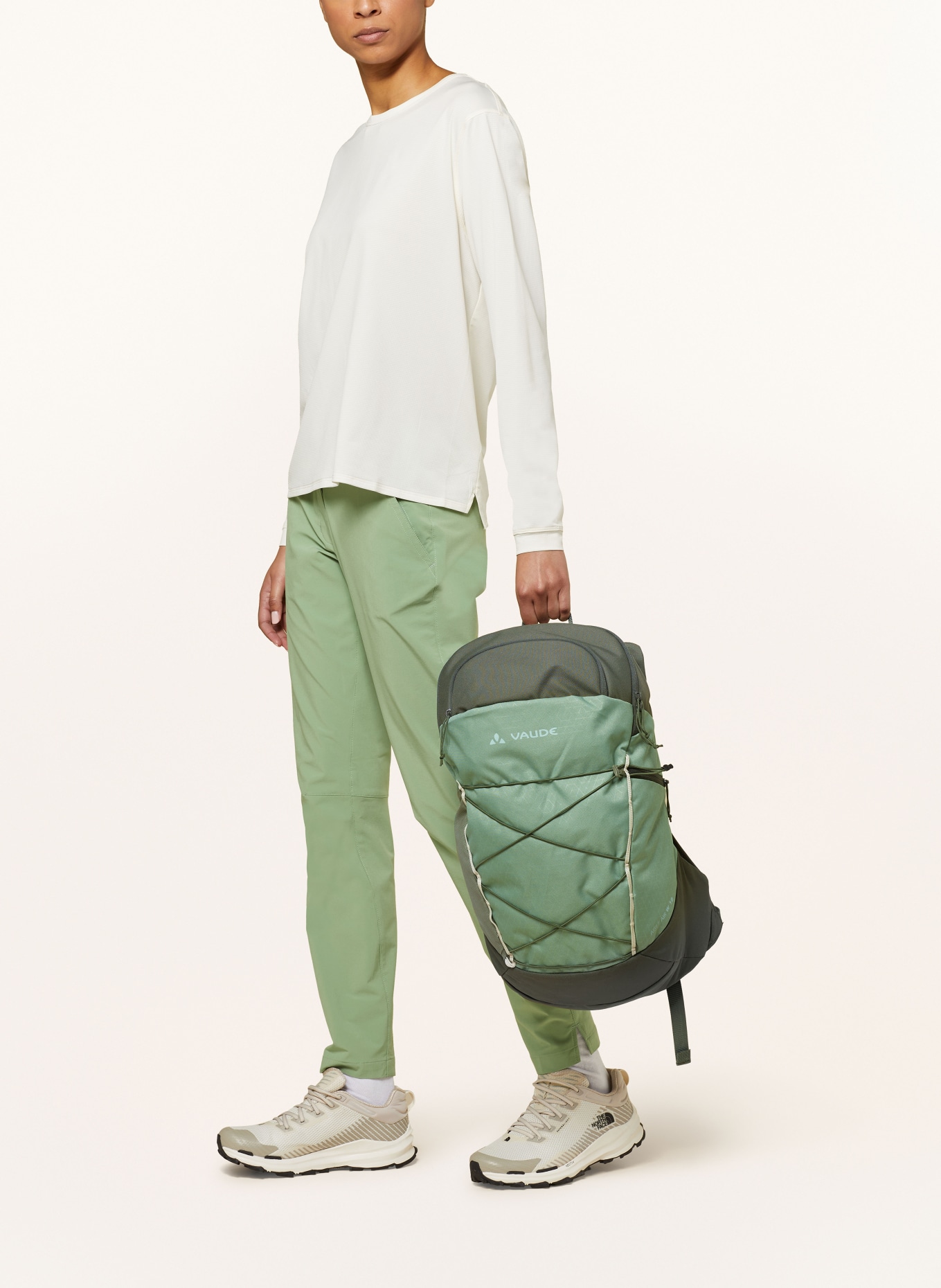 VAUDE Backpack AGIRLE AIR 18 l, Color: OLIVE/ KHAKI (Image 7)