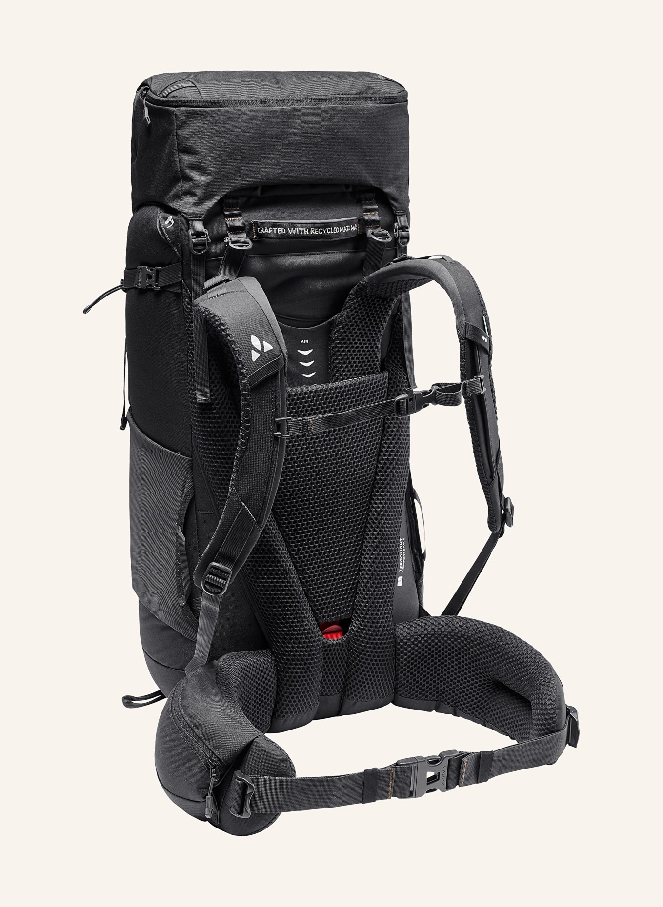VAUDE Backpack ASTRUM EVO 60+10 70 l, Color: BLACK (Image 2)
