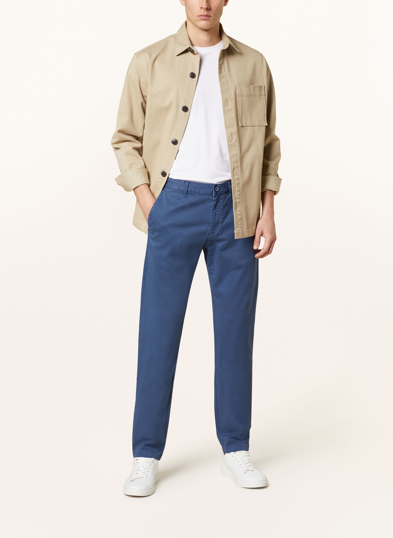 PAUL Chino Comfort Fit: BLAU