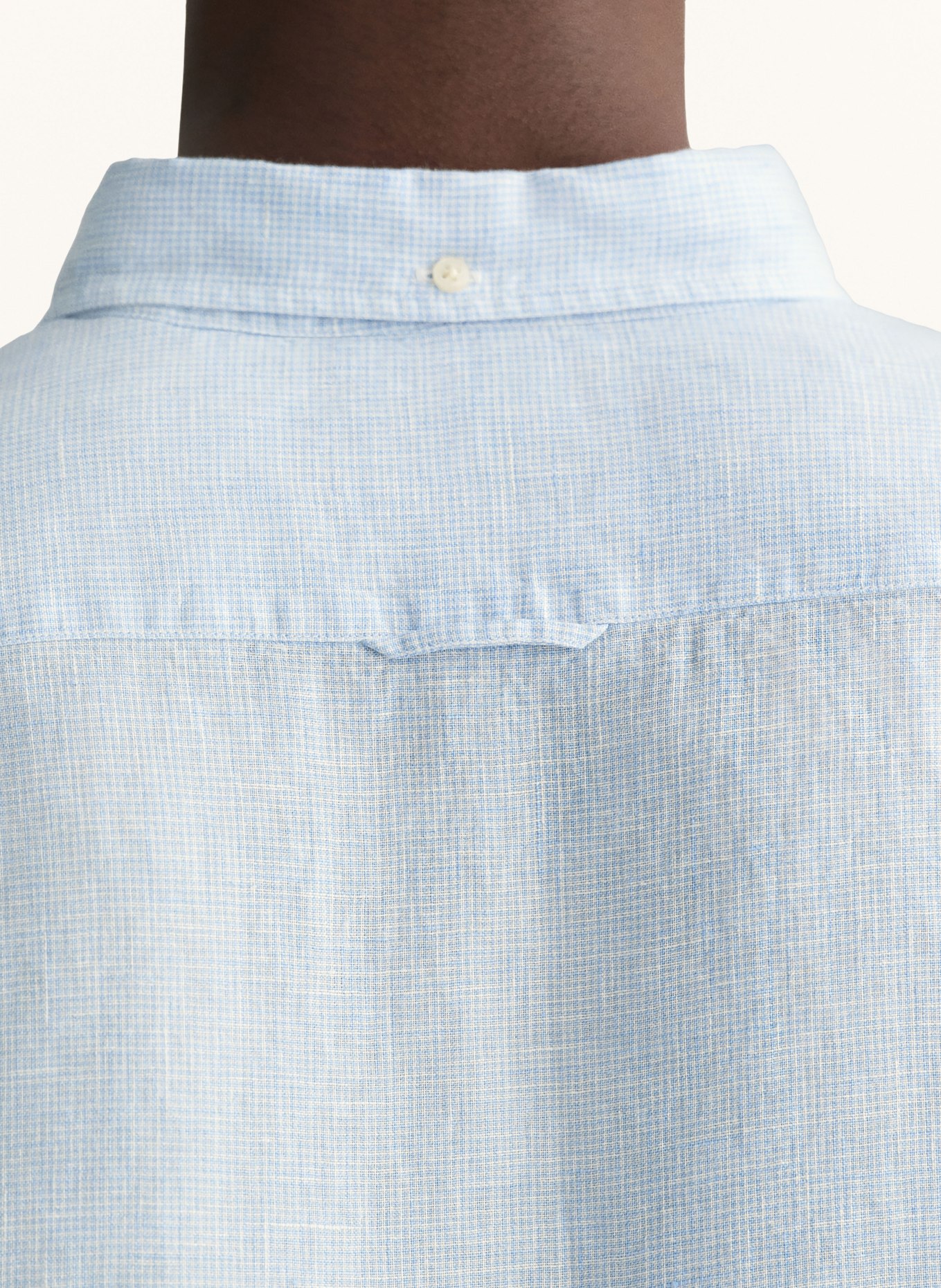 GANT Linen shirt slim fit, Color: LIGHT BLUE/ WHITE (Image 4)