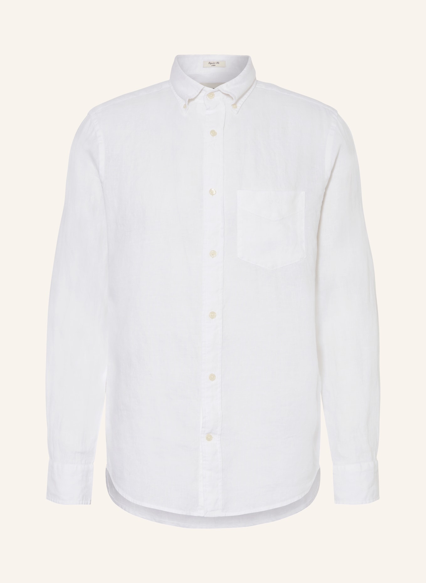 GANT Linen shirt regular fit, Color: WHITE (Image 1)