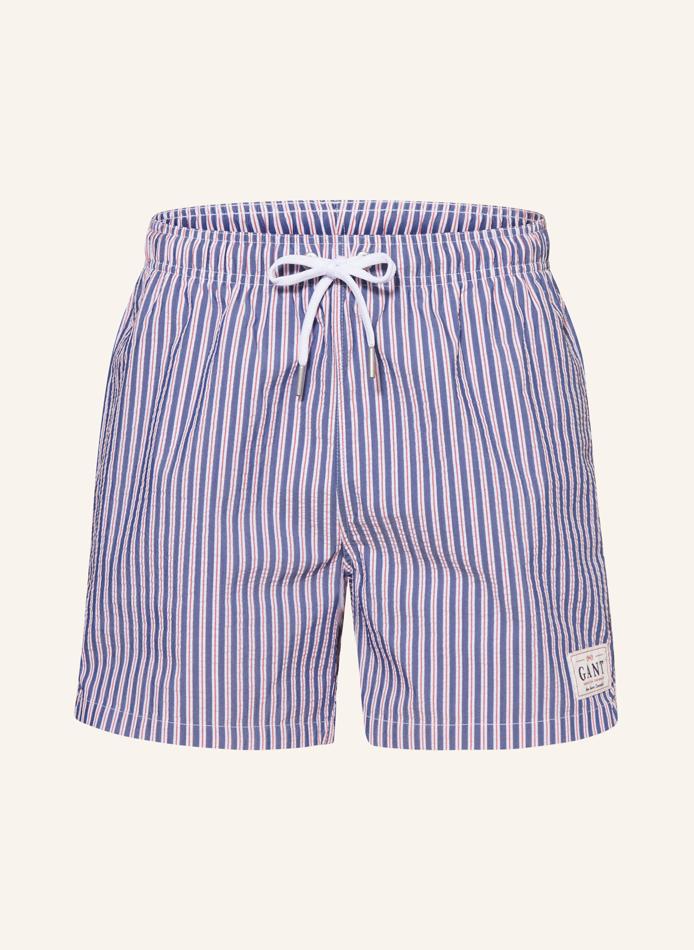 GANT Swim Shorts, Color: BLUE/ WHITE/ RED (Image 1)