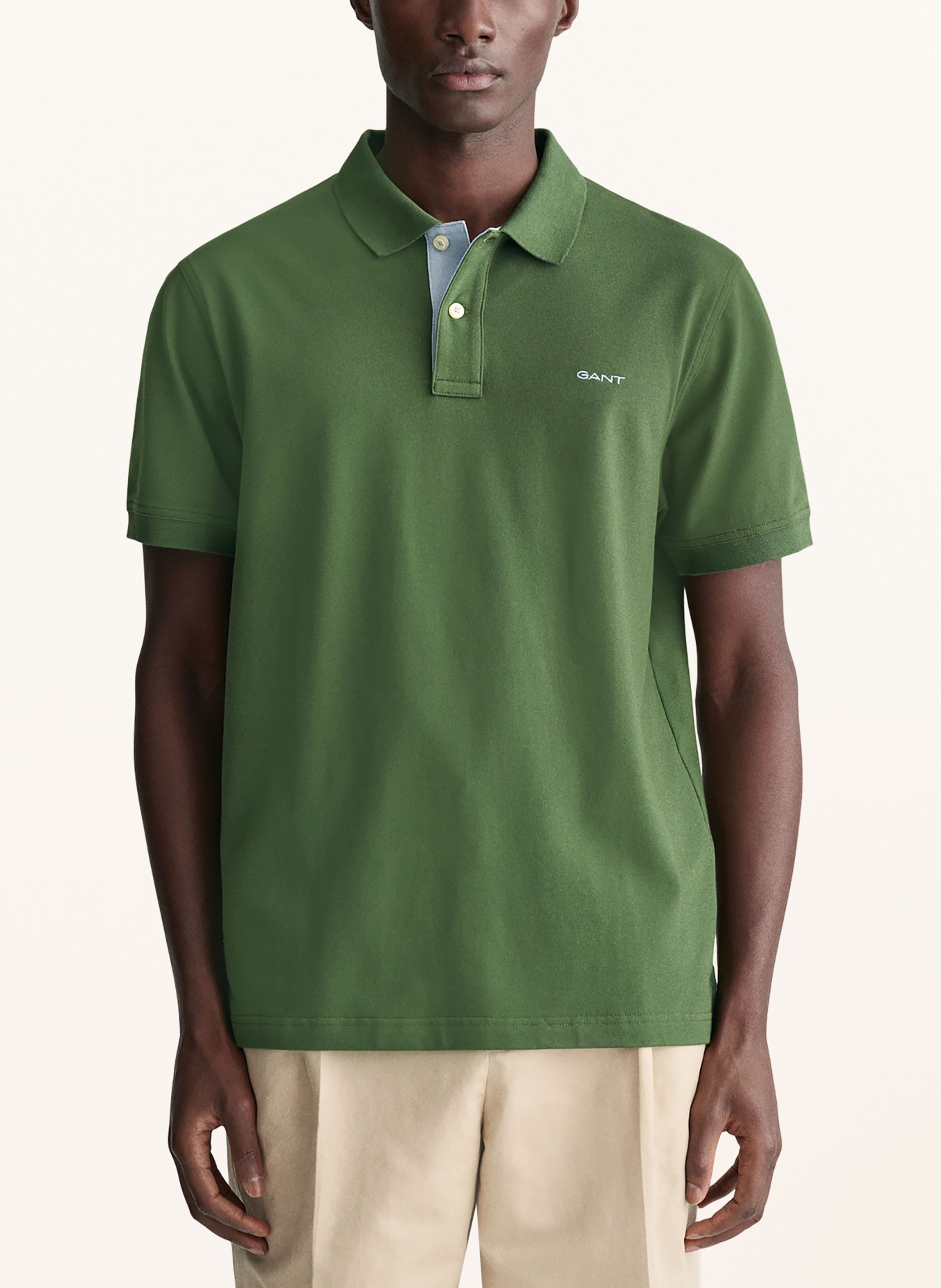GANT Piqué-Poloshirt: GRÜN