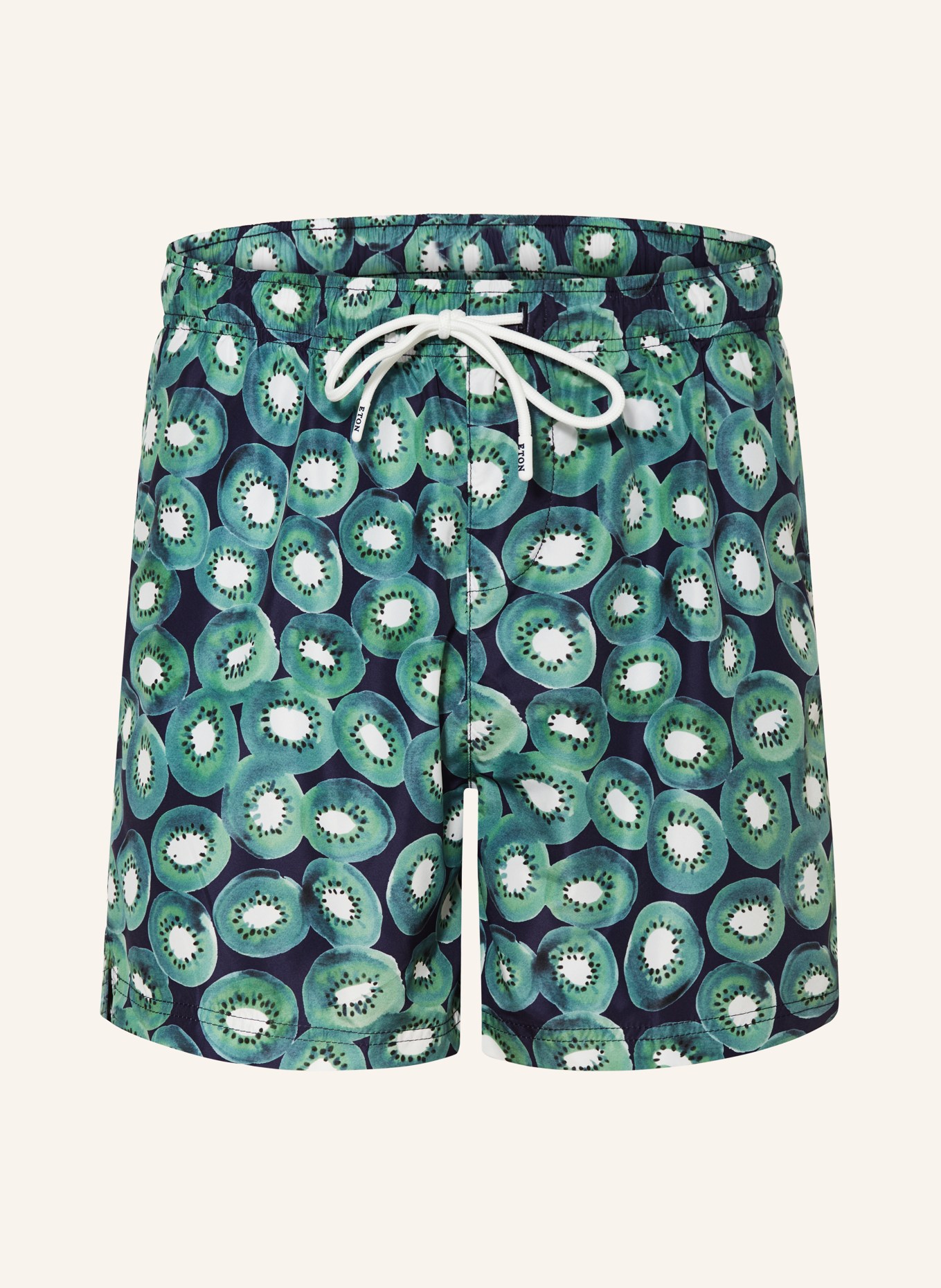 ETON Swim Shorts, Color: DARK BLUE/ GREEN/ WHITE (Image 1)