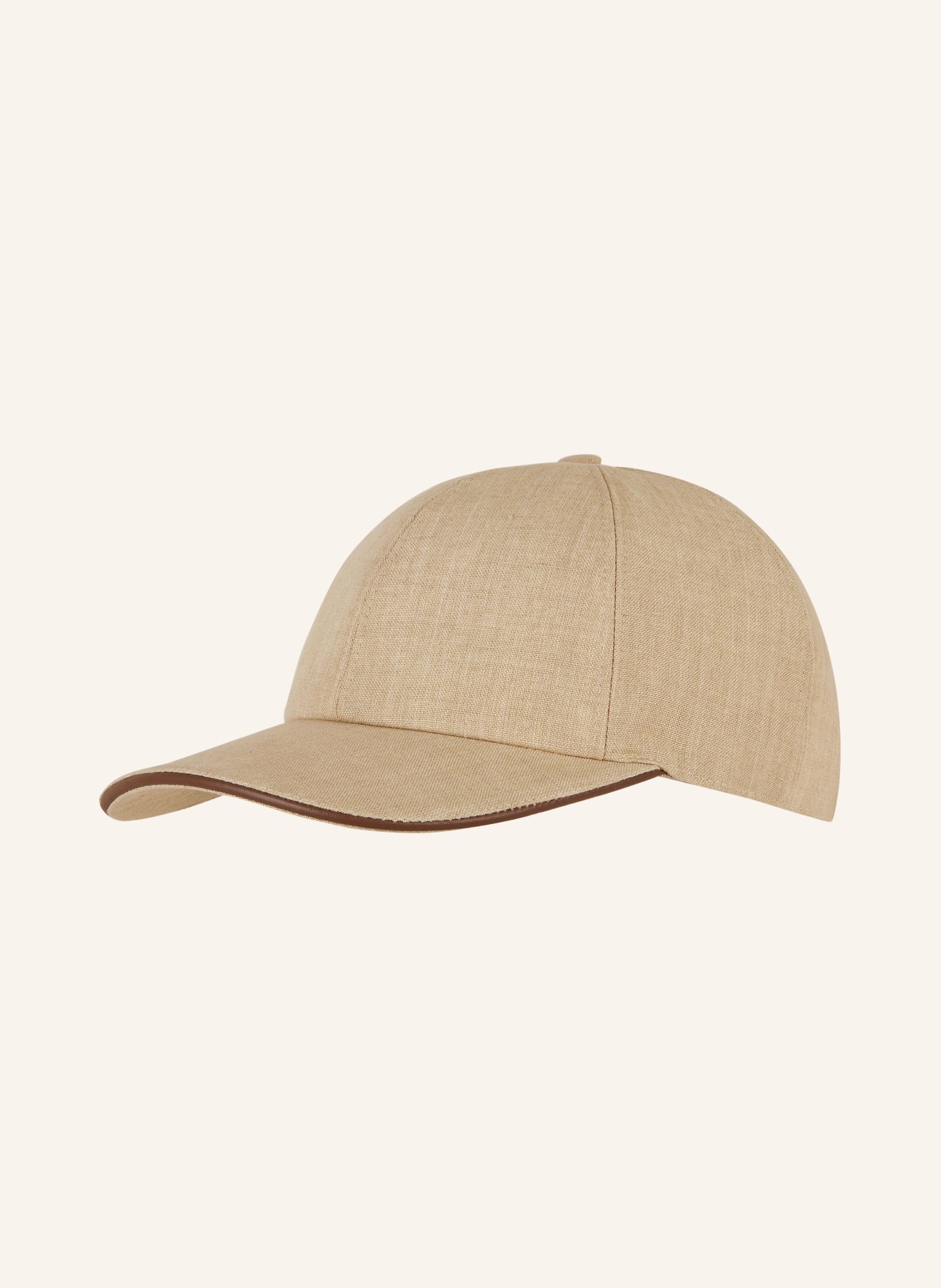 ETON Linen cap, Color: BEIGE (Image 1)