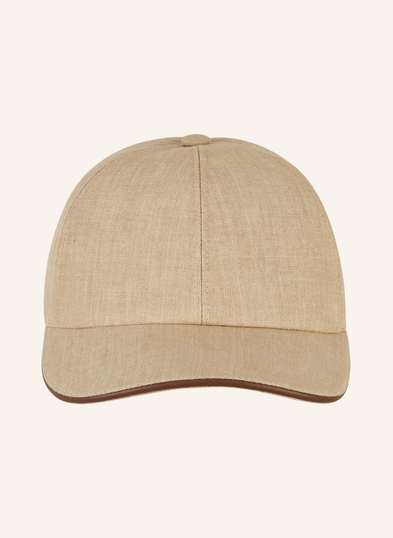 ETON Linen cap, Color: BEIGE (Image 2)