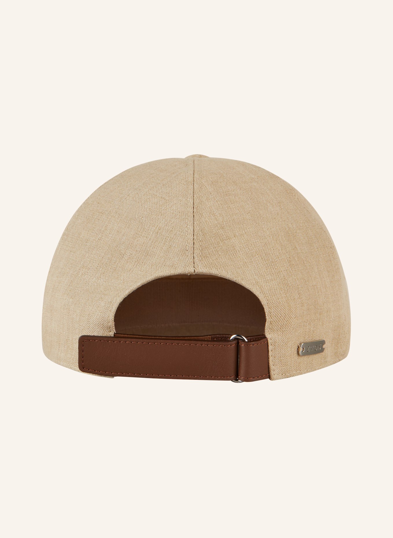 ETON Linen cap, Color: BEIGE (Image 3)