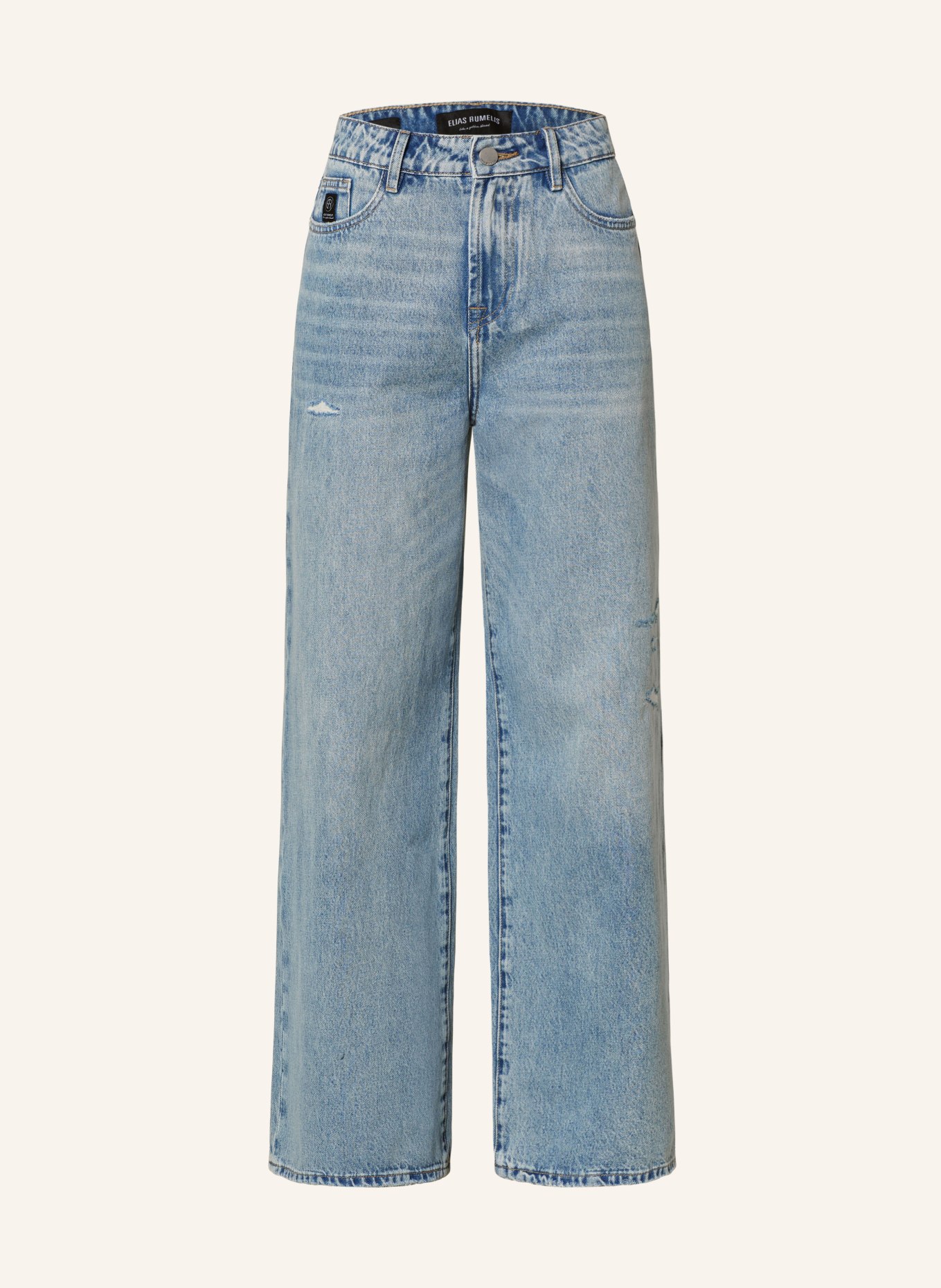 ELIAS RUMELIS Straight Jeans ERKALEA, Farbe: 778 lagoon blue (Bild 1)
