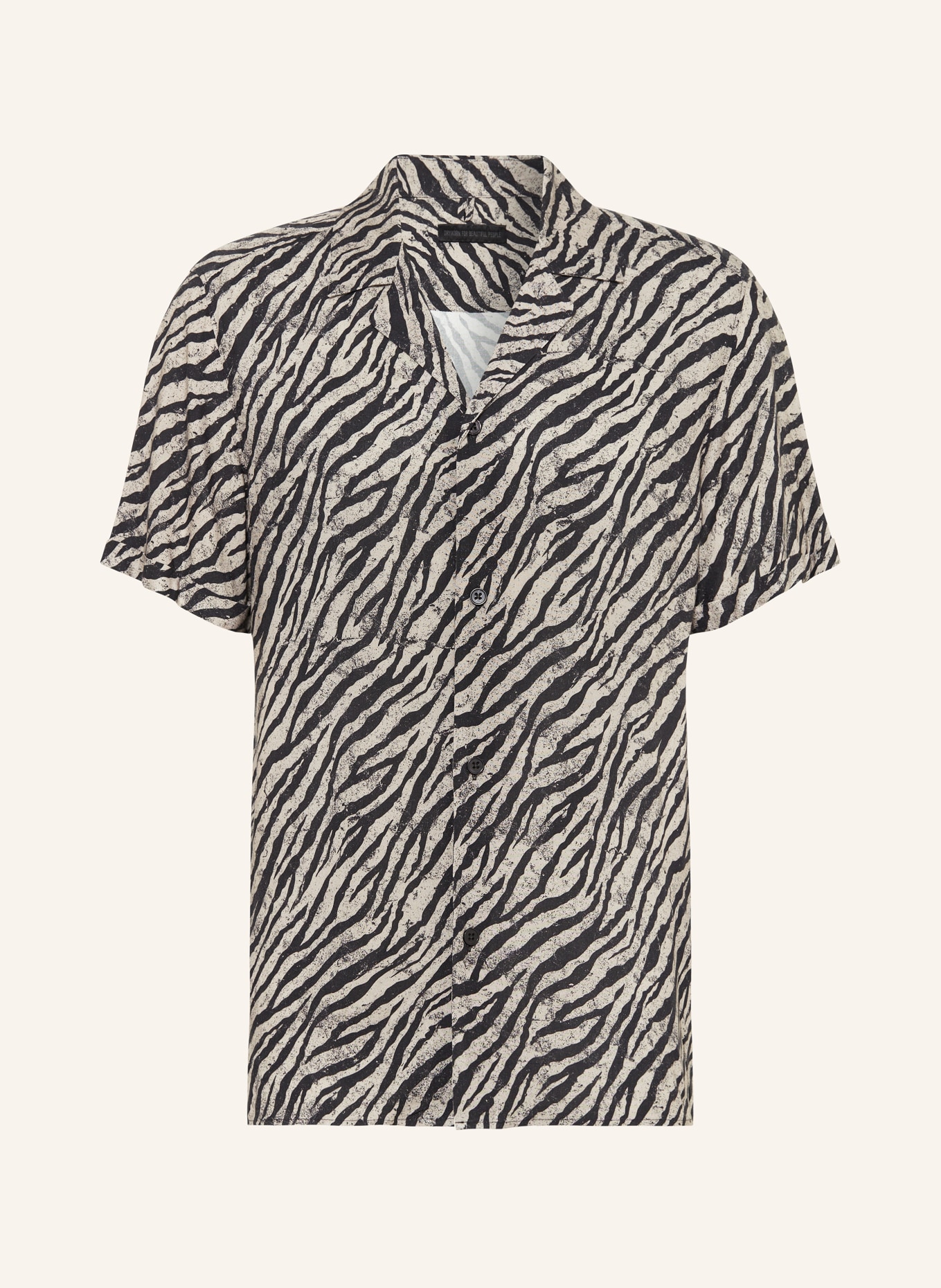 DRYKORN Resort shirt BIJAN-2 comfort fit, Color: BEIGE/ BLACK (Image 1)