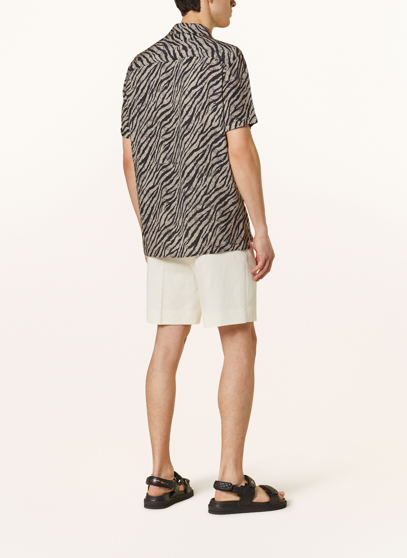 DRYKORN Resort shirt BIJAN-2 comfort fit, Color: BEIGE/ BLACK (Image 3)