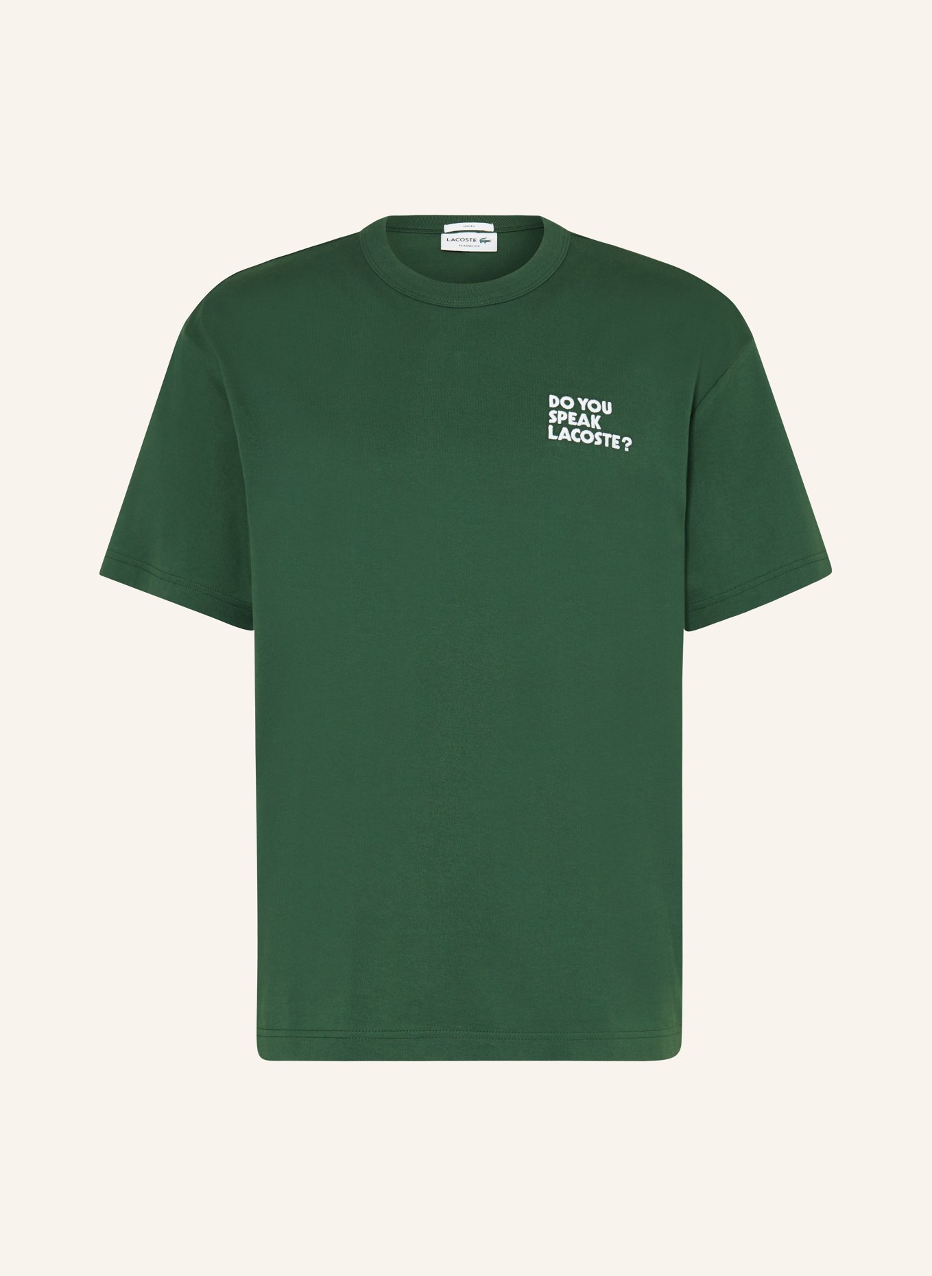 LACOSTE T-Shirt, Farbe: DUNKELGRÜN (Bild 1)