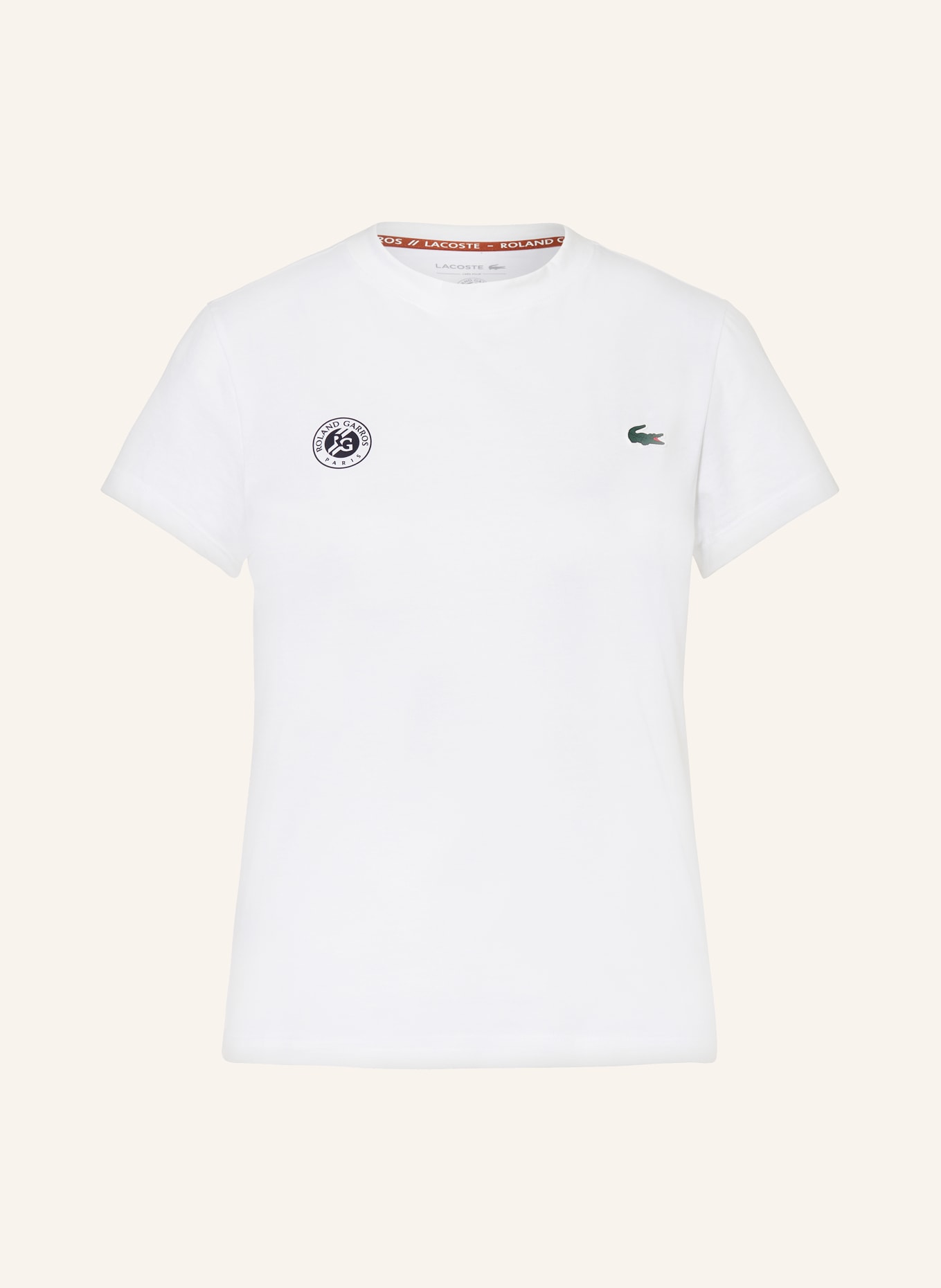 LACOSTE T-Shirt ULTRA-DRY, Farbe: WEISS (Bild 1)