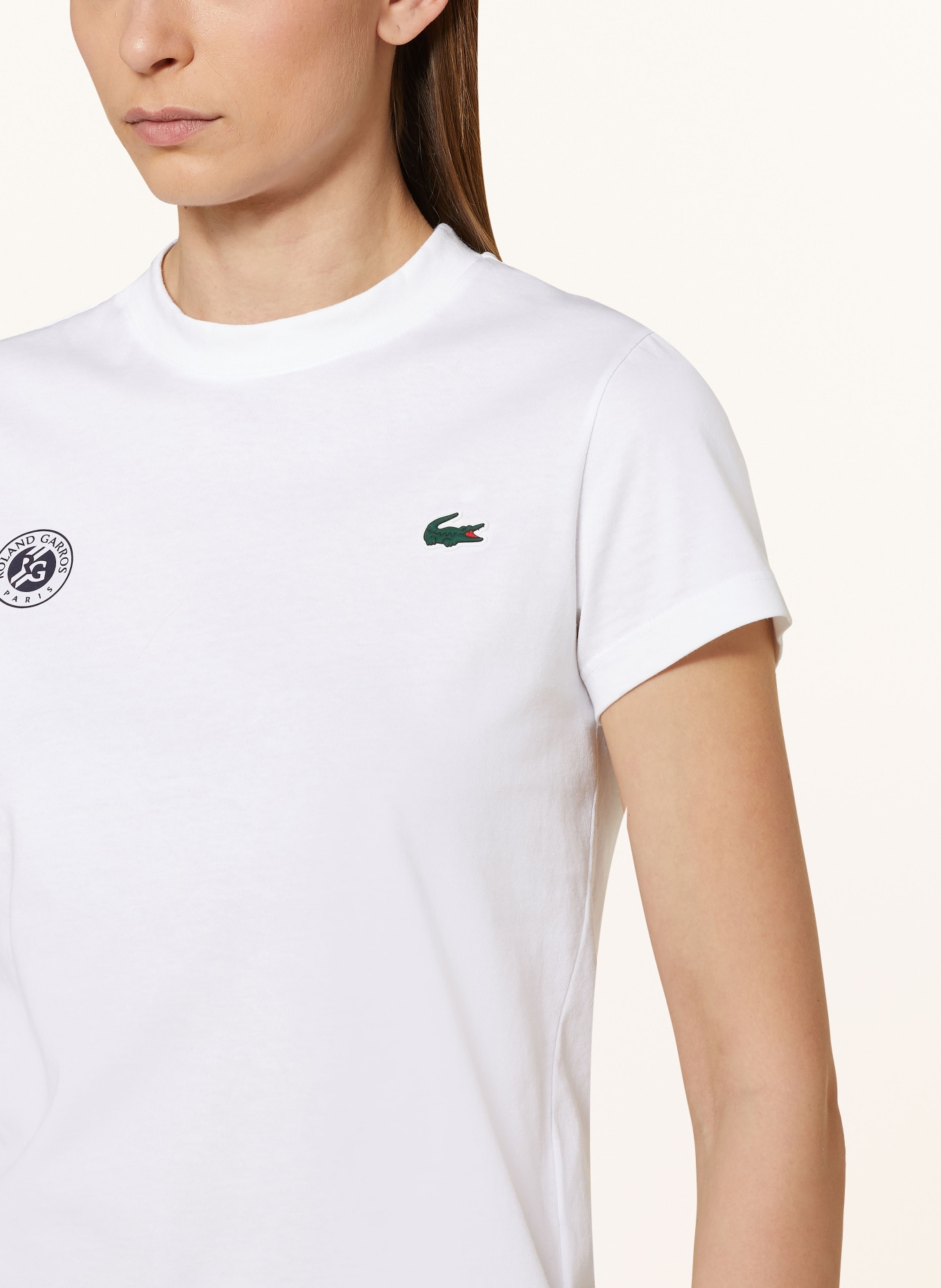 LACOSTE T-Shirt ULTRA-DRY, Farbe: WEISS (Bild 4)