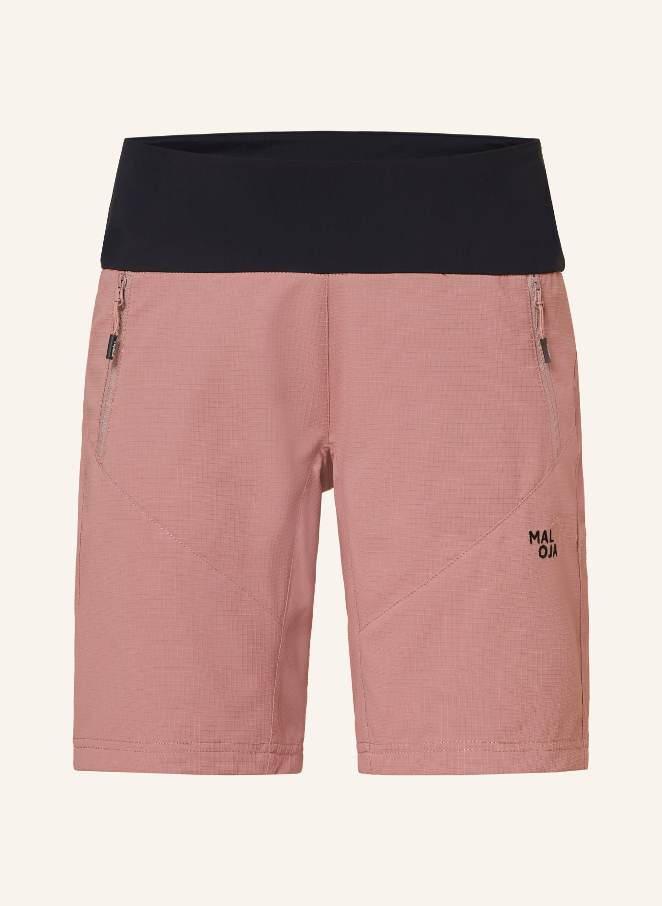 maloja Cycling shorts without padded insert BADUSM, Color: DUSKY PINK/ BLACK (Image 1)
