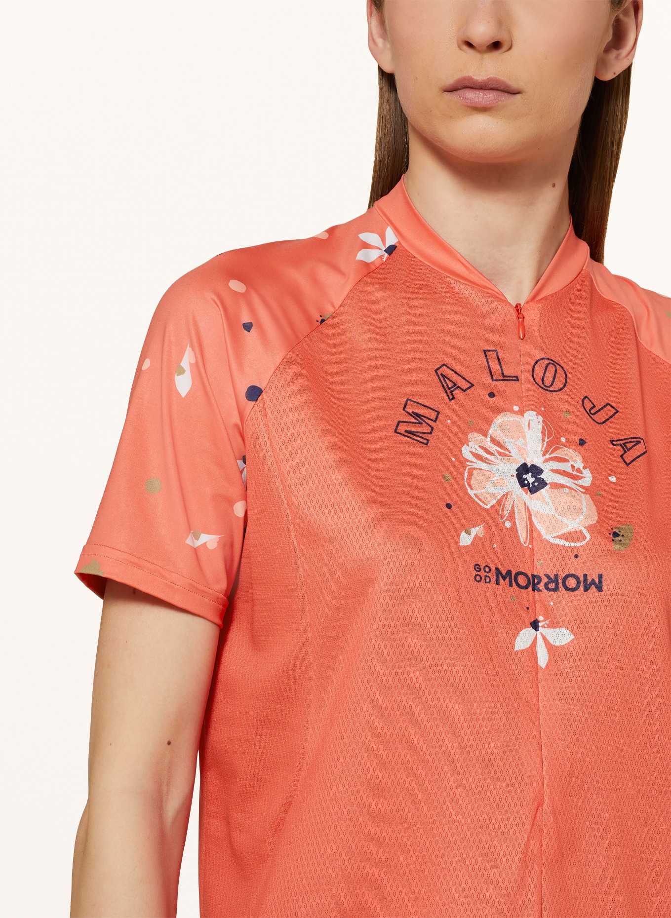 maloja Radtrikot TENNOM.: ORANGE